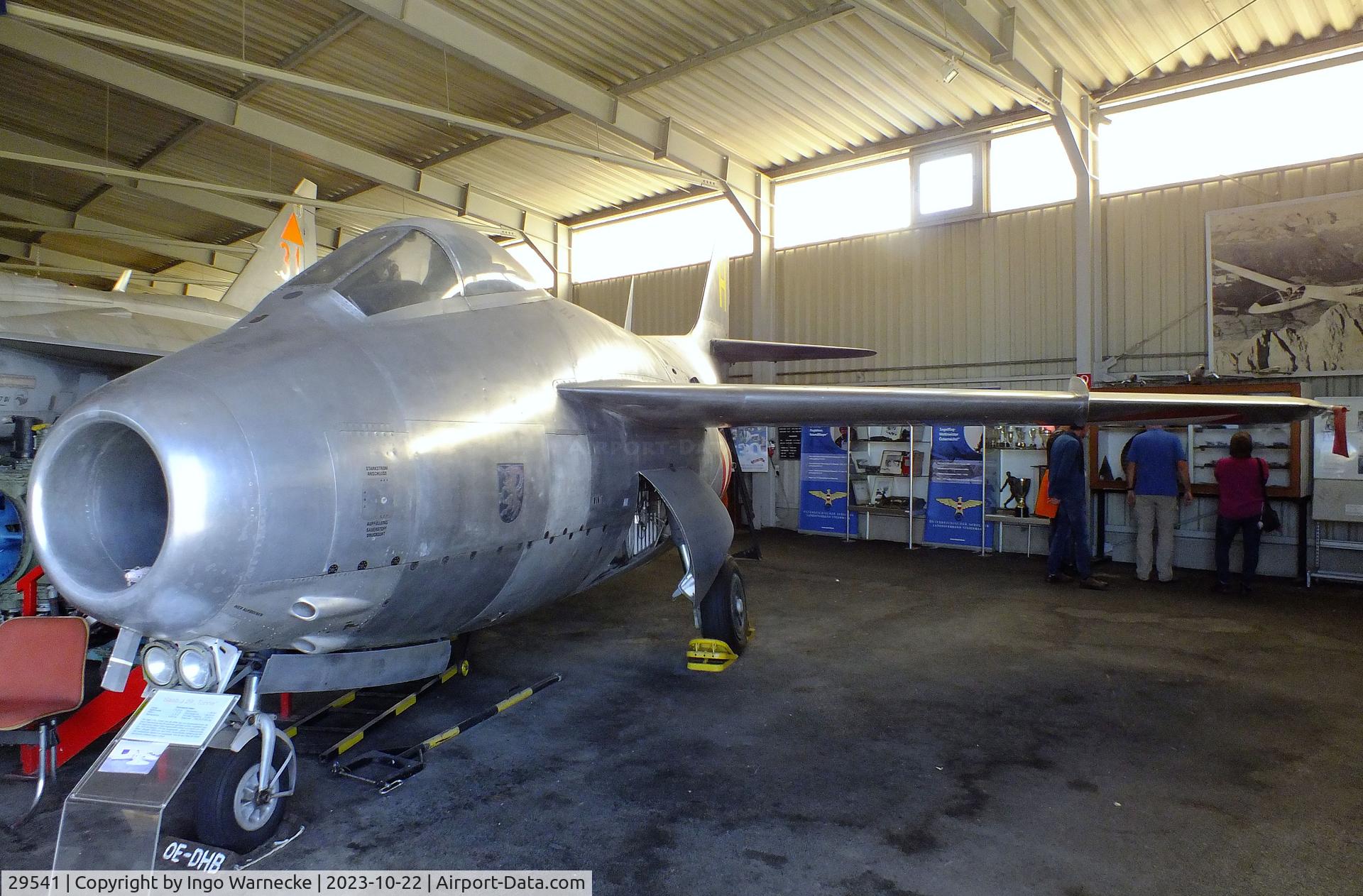 29541, Saab J-29F Tunnan C/N 29541, SAAB J29F Tunnan at the Österreichisches Luftfahrtmuseum (Austrian Aviation Museum), Graz-Thalerhof