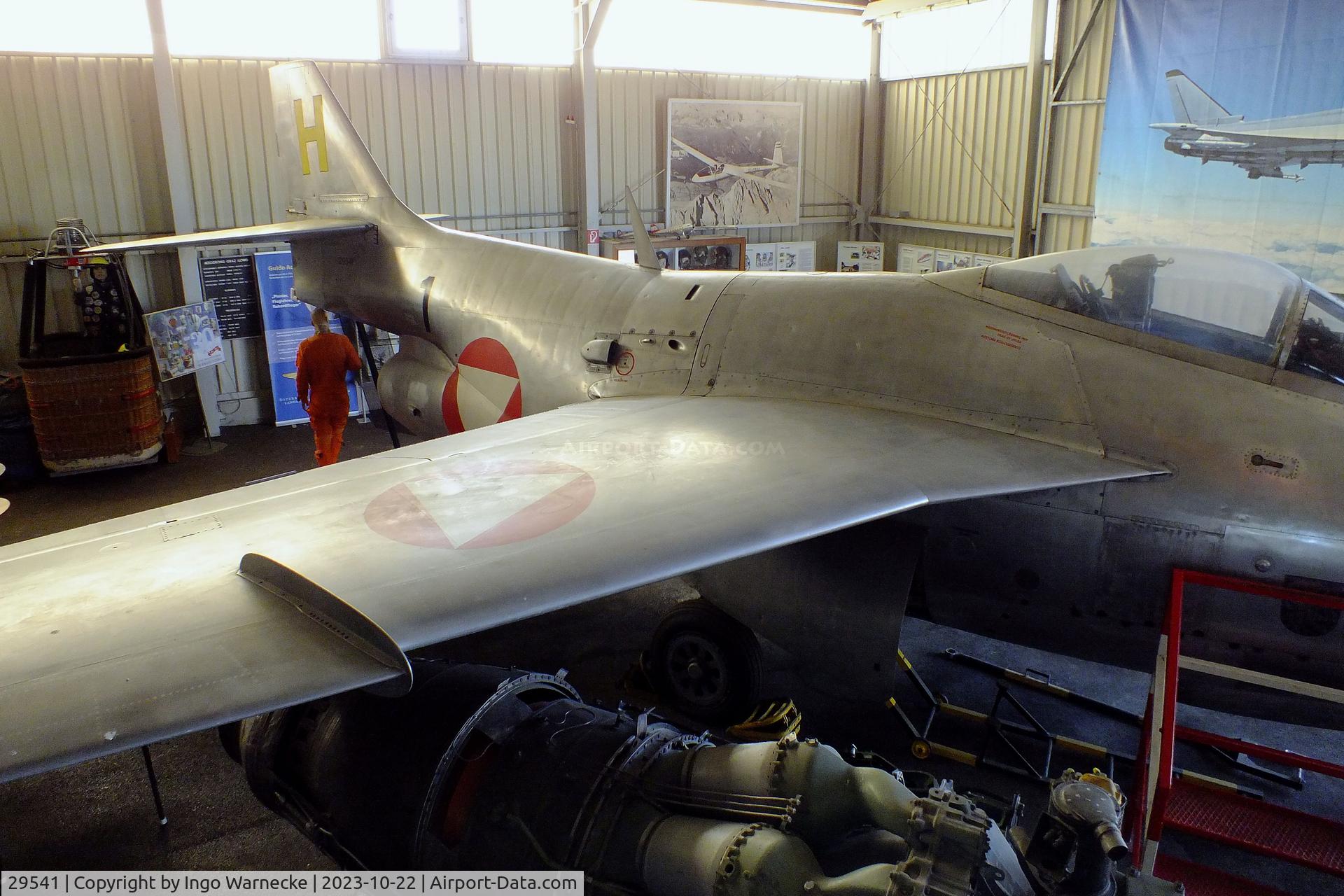 29541, Saab J-29F Tunnan C/N 29541, SAAB J29F Tunnan at the Österreichisches Luftfahrtmuseum (Austrian Aviation Museum), Graz-Thalerhof