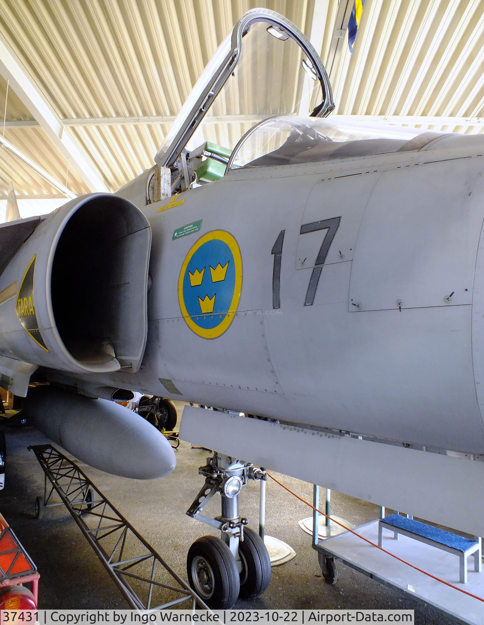 37431, Saab JA 37Di Viggen C/N 37431, SAAB JA37Di Viggen at the Österreichisches Luftfahrtmuseum (Austrian Aviation Museum), Graz-Thalerhof