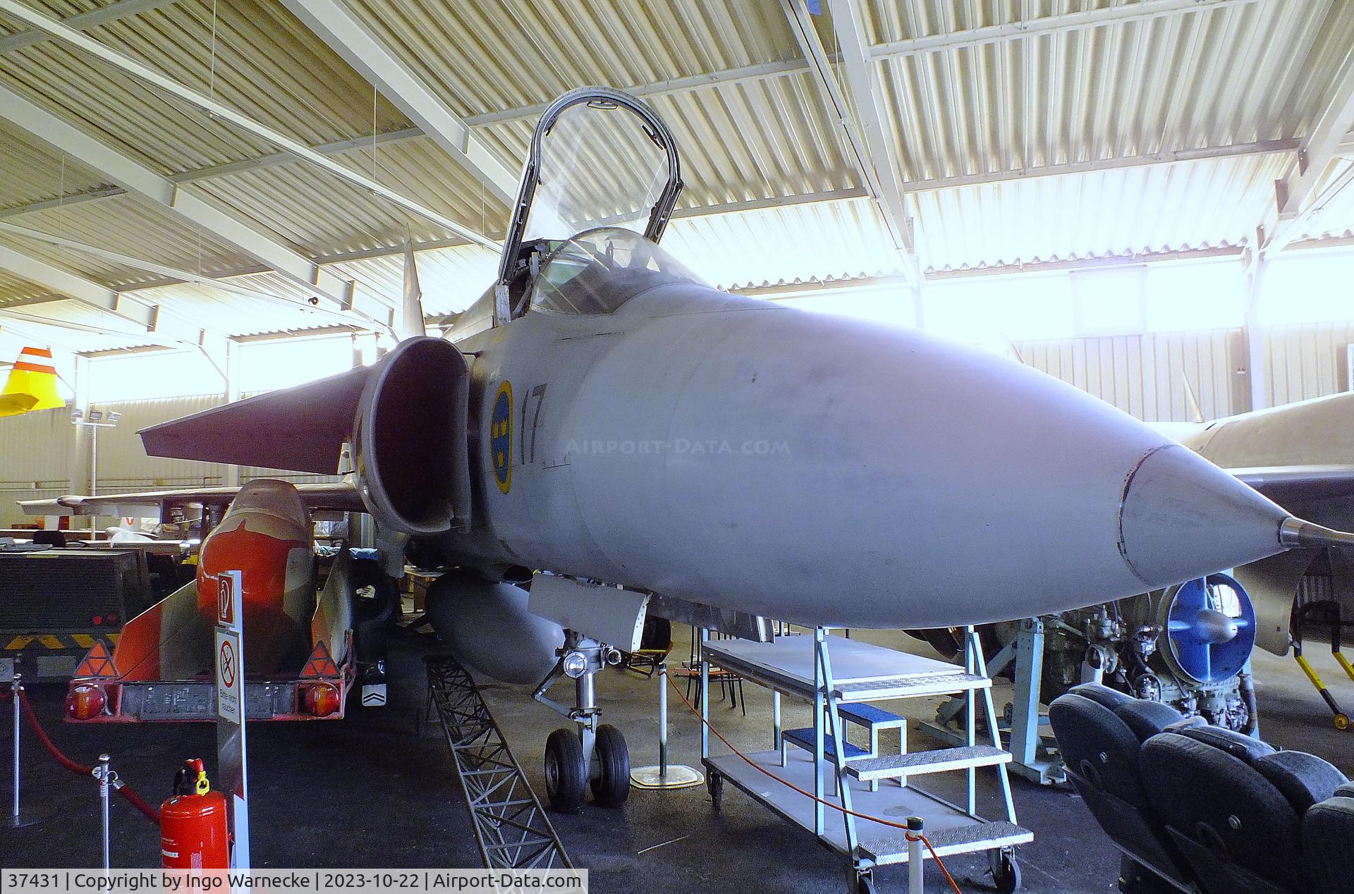 37431, Saab JA 37Di Viggen C/N 37431, SAAB JA37Di Viggen at the Österreichisches Luftfahrtmuseum (Austrian Aviation Museum), Graz-Thalerhof