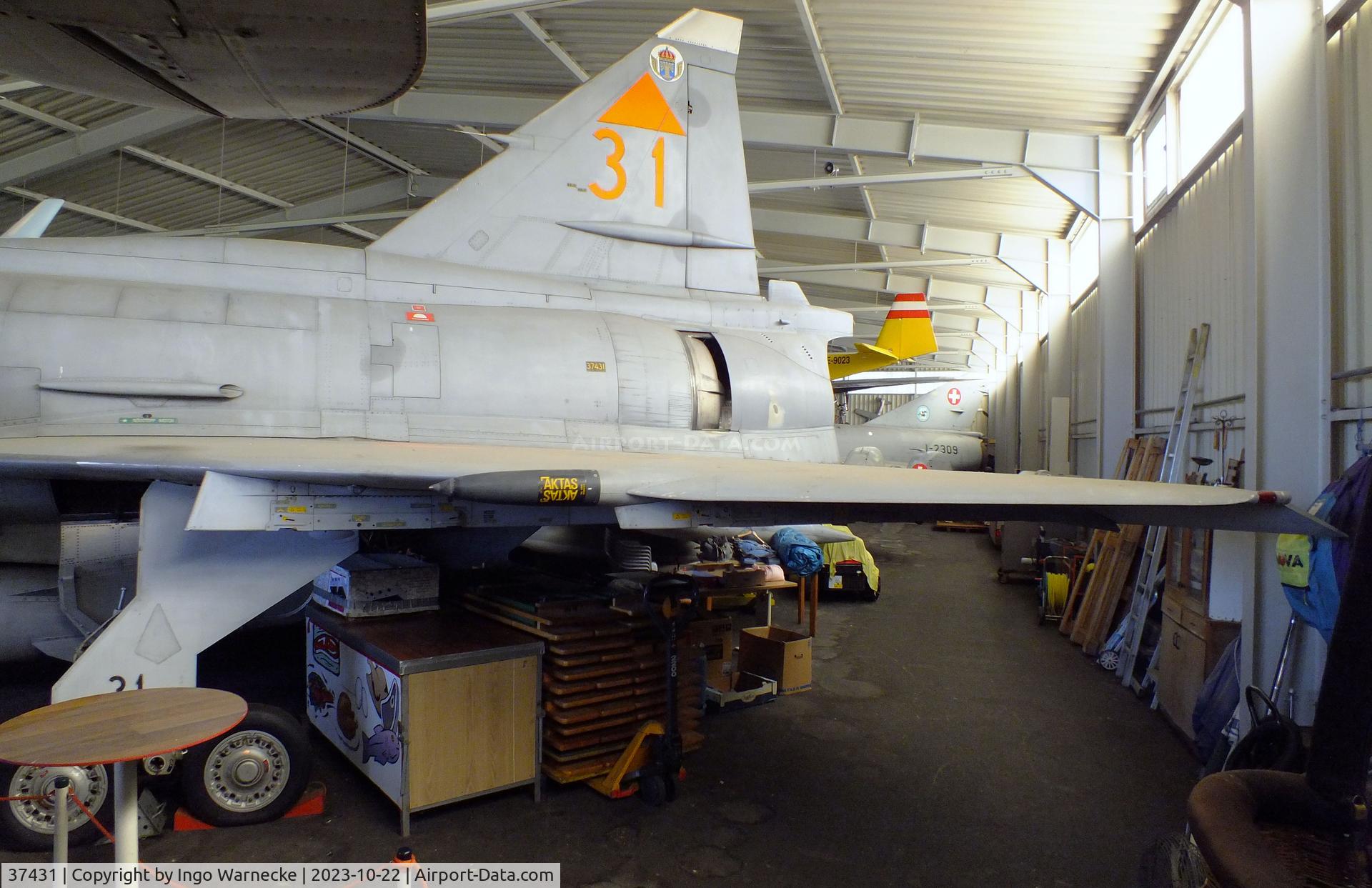 37431, Saab JA 37Di Viggen C/N 37431, SAAB JA37Di Viggen at the Österreichisches Luftfahrtmuseum (Austrian Aviation Museum), Graz-Thalerhof