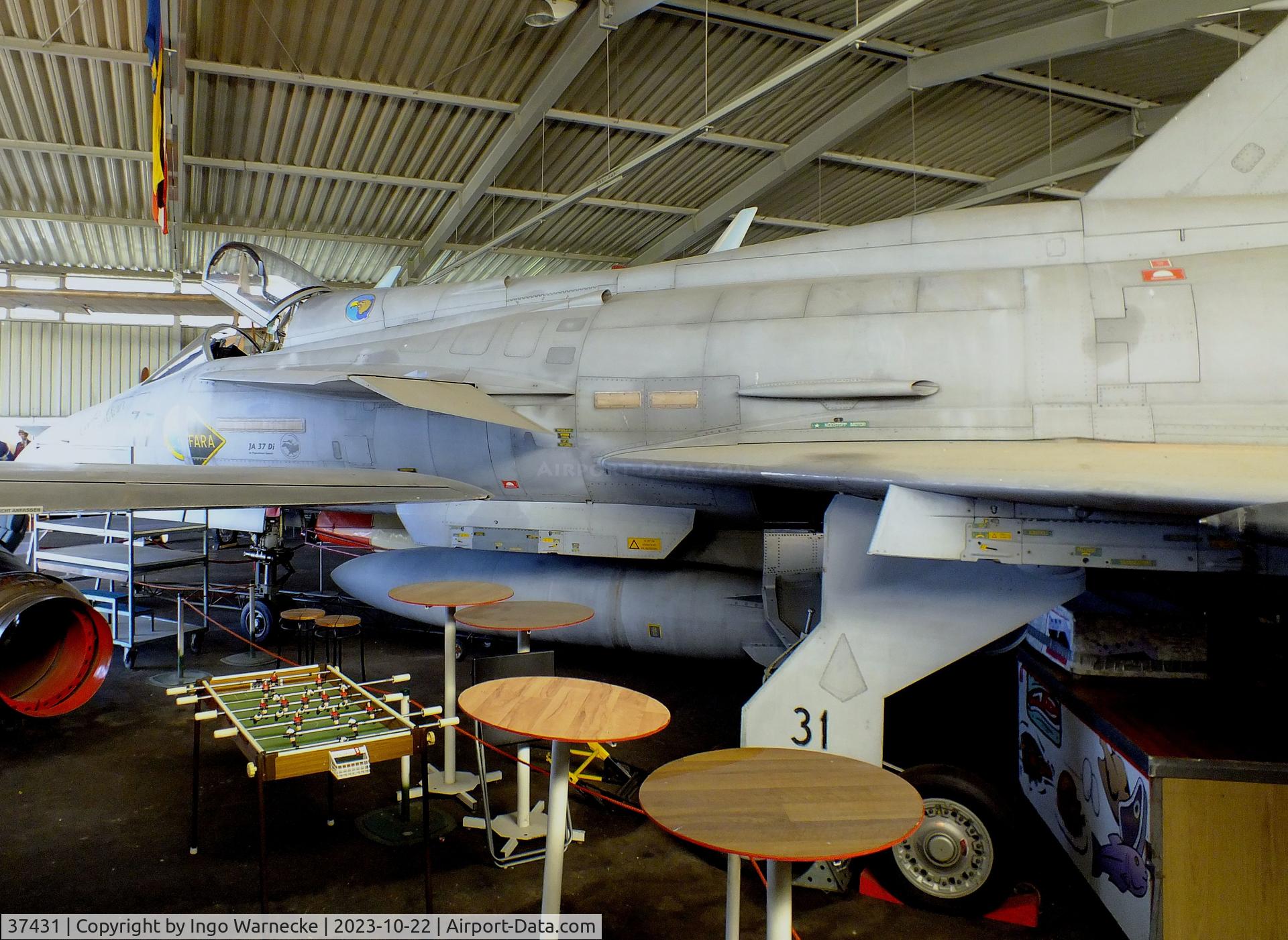 37431, Saab JA 37Di Viggen C/N 37431, SAAB JA37Di Viggen at the Österreichisches Luftfahrtmuseum (Austrian Aviation Museum), Graz-Thalerhof