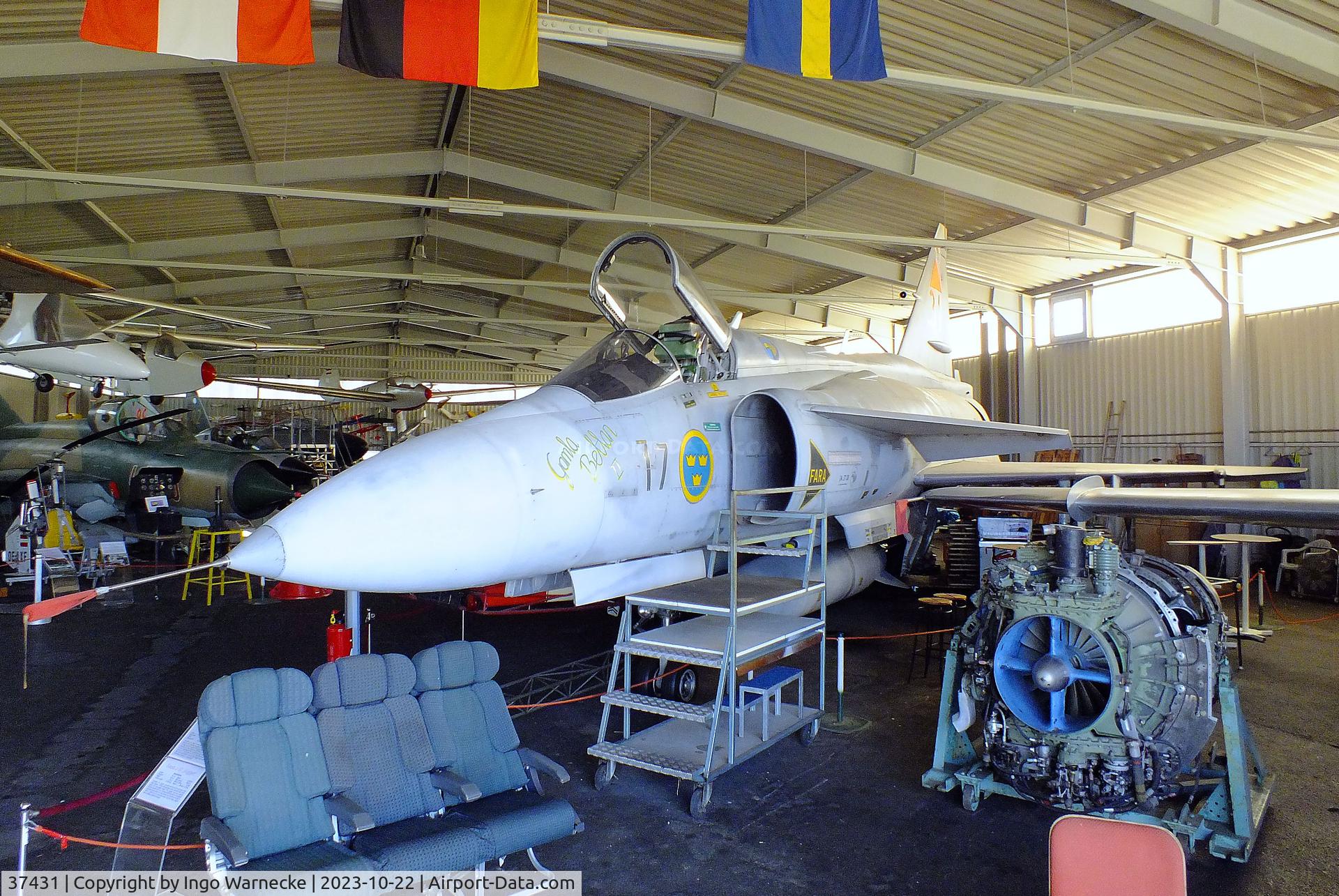 37431, Saab JA 37Di Viggen C/N 37431, SAAB JA37Di Viggen at the Österreichisches Luftfahrtmuseum (Austrian Aviation Museum), Graz-Thalerhof