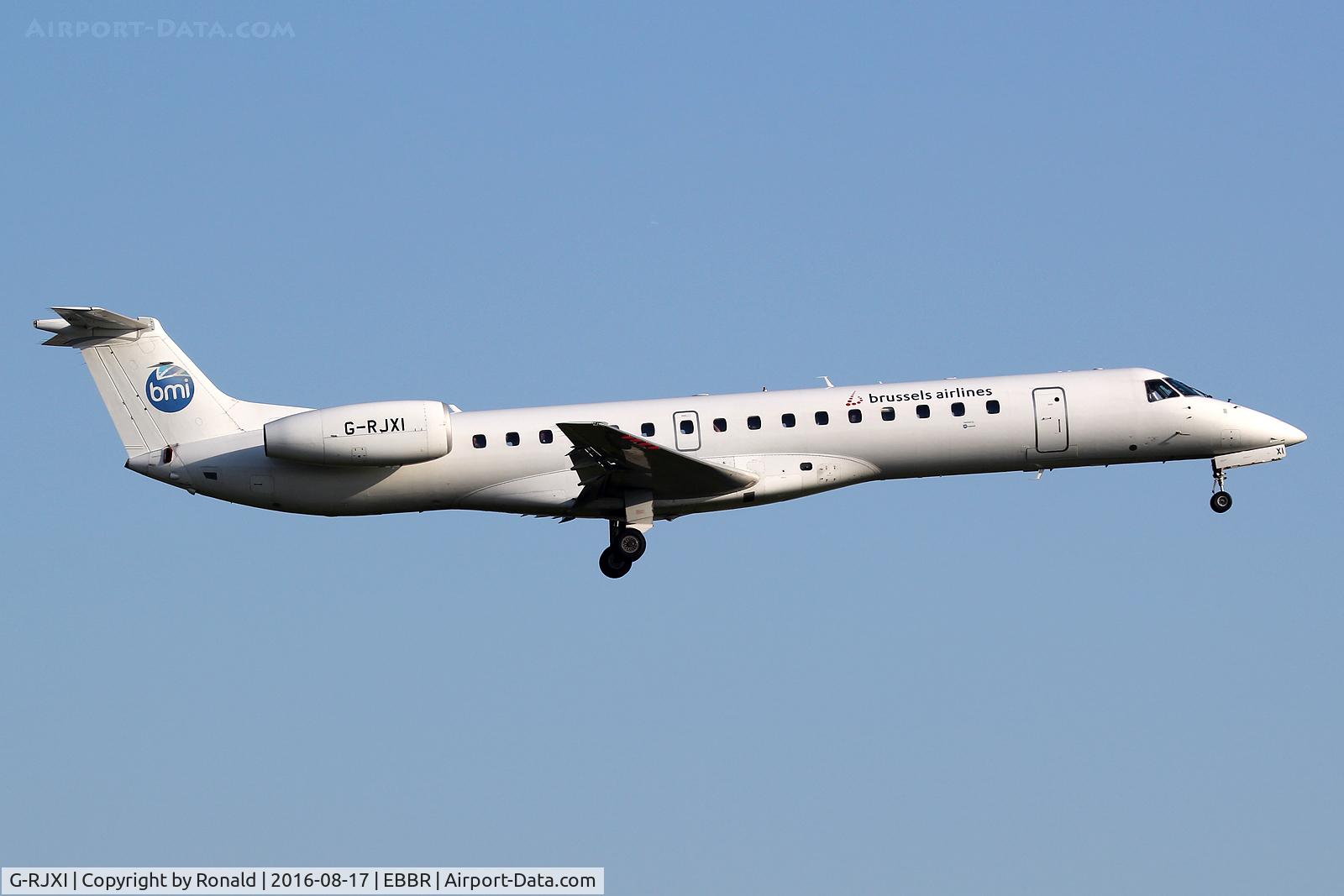 G-RJXI, 2001 Embraer EMB-145EP (ERJ-145EP) C/N 145454, at bru