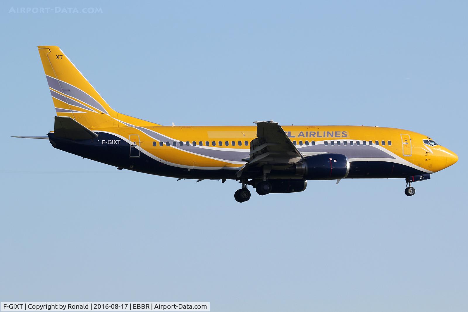 F-GIXT, 1997 Boeing 737-39M C/N 28898, at bru