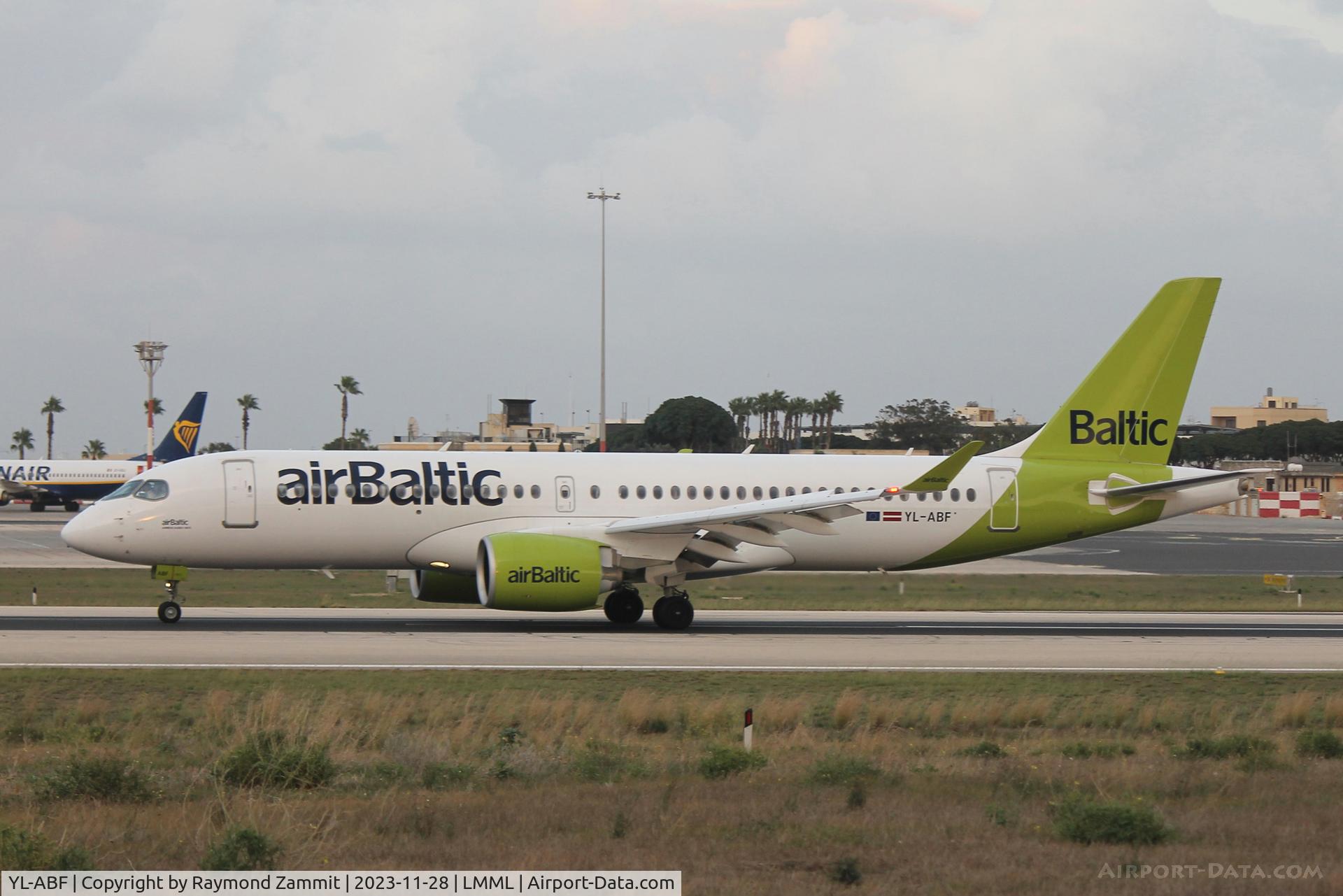 YL-ABF, 2021 Airbus A220-300 C/N 55133, A220 YL-ABF Air Baltic