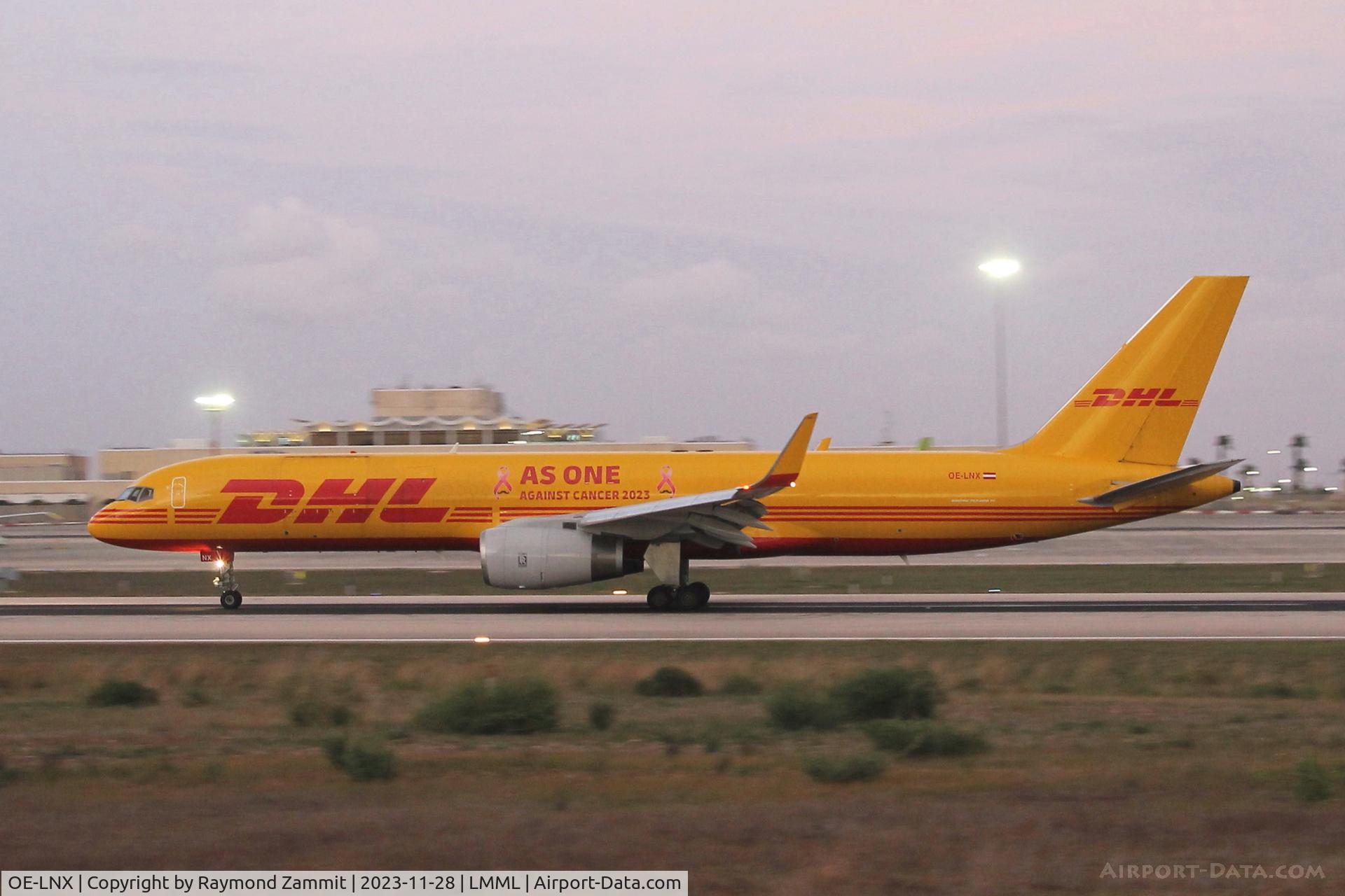 OE-LNX, 1999 Boeing 757-223F C/N 29589, B757 OE-LNX DHL Austria