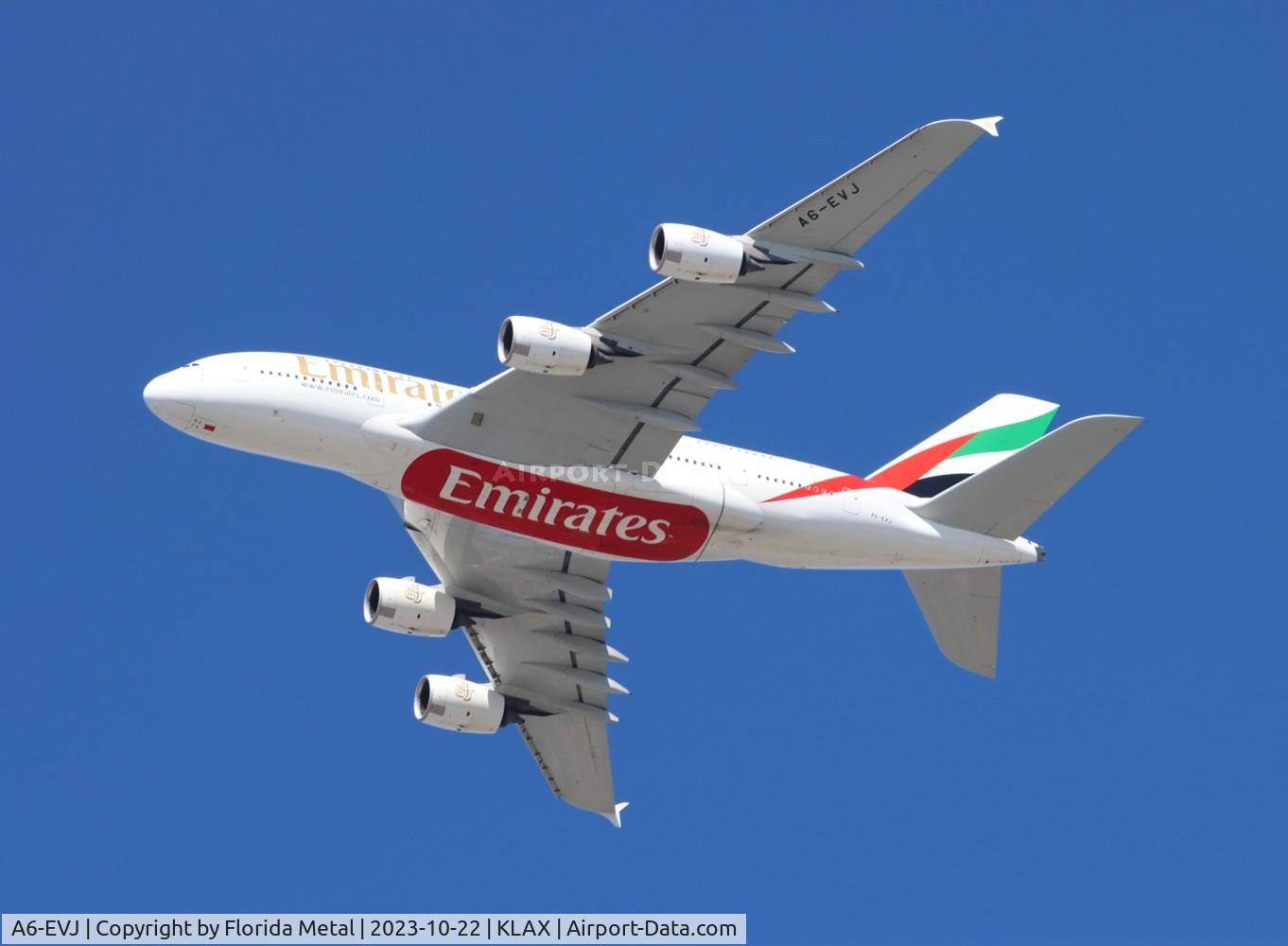 A6-EVJ, 2019 Airbus A380-842 C/N 259, UAE A380 zx go around LAX