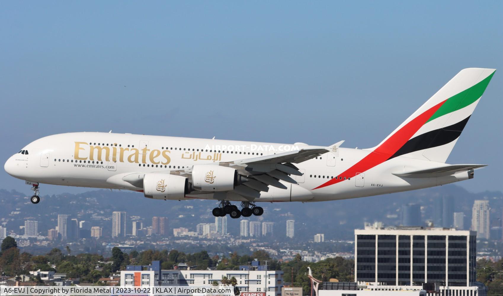 A6-EVJ, 2019 Airbus A380-842 C/N 259, UAE A380 zx OMDB / DXB - LAX
