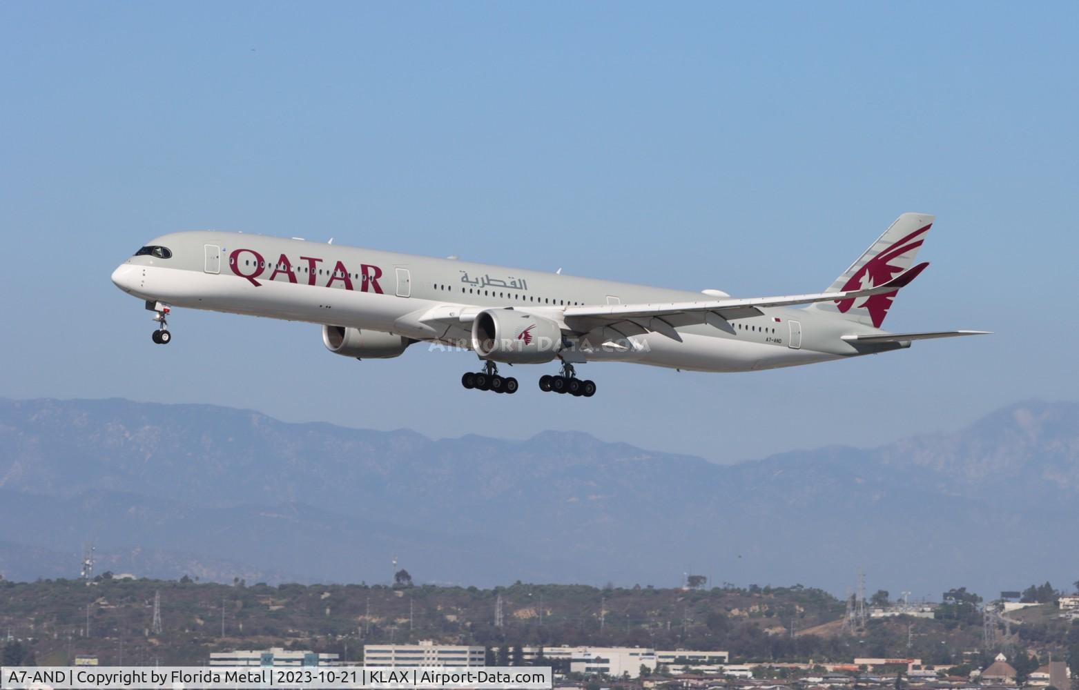 A7-AND, 2018 Airbus A350-1041 C/N 125, QTR A35X zx OTHH / DOH - LAX