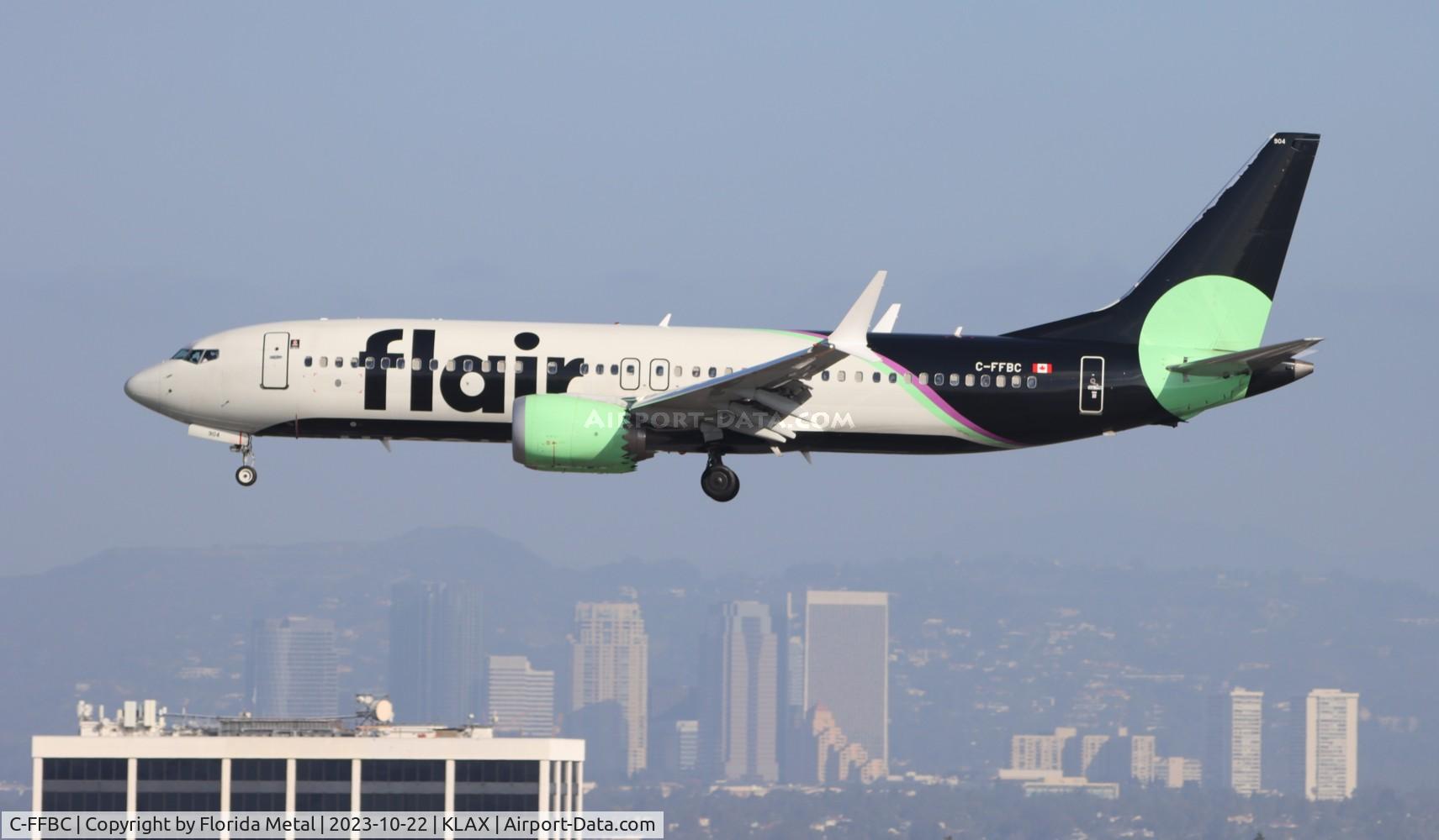 C-FFBC, 2021 Boeing 737-8 C/N 61805, FLE 737-8 MAX zx YVR-LAX