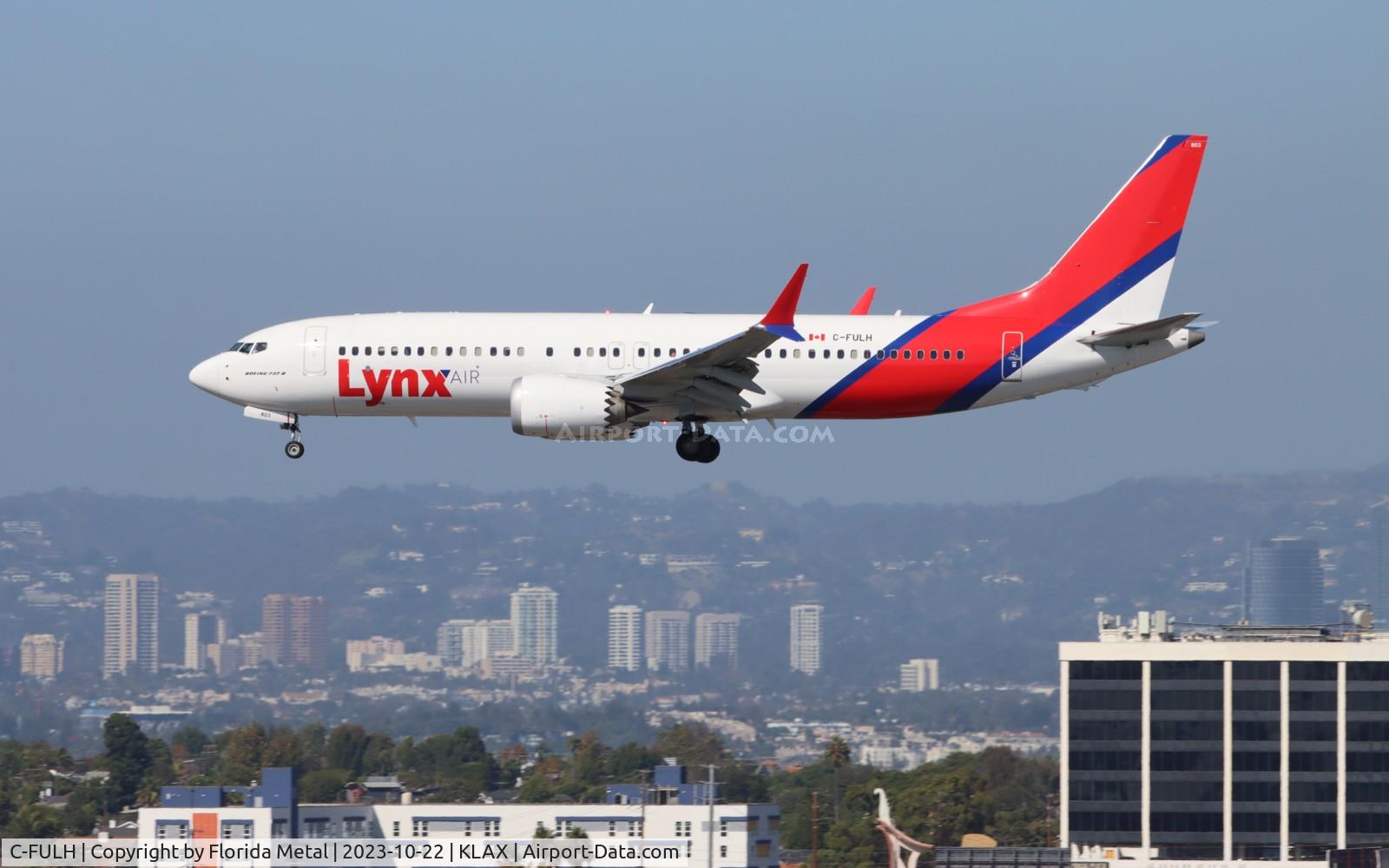 C-FULH, 2020 Boeing 737-8 MAX C/N 44306, Lynx 737-8 zx CYYZ-LAX