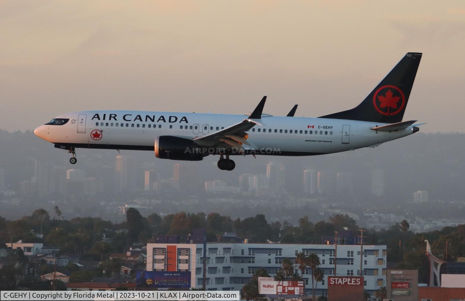 C-GEHY, 2019 Boeing 737-8 MAX C/N 61228, ACA 737-8 zx YYZ-LAX