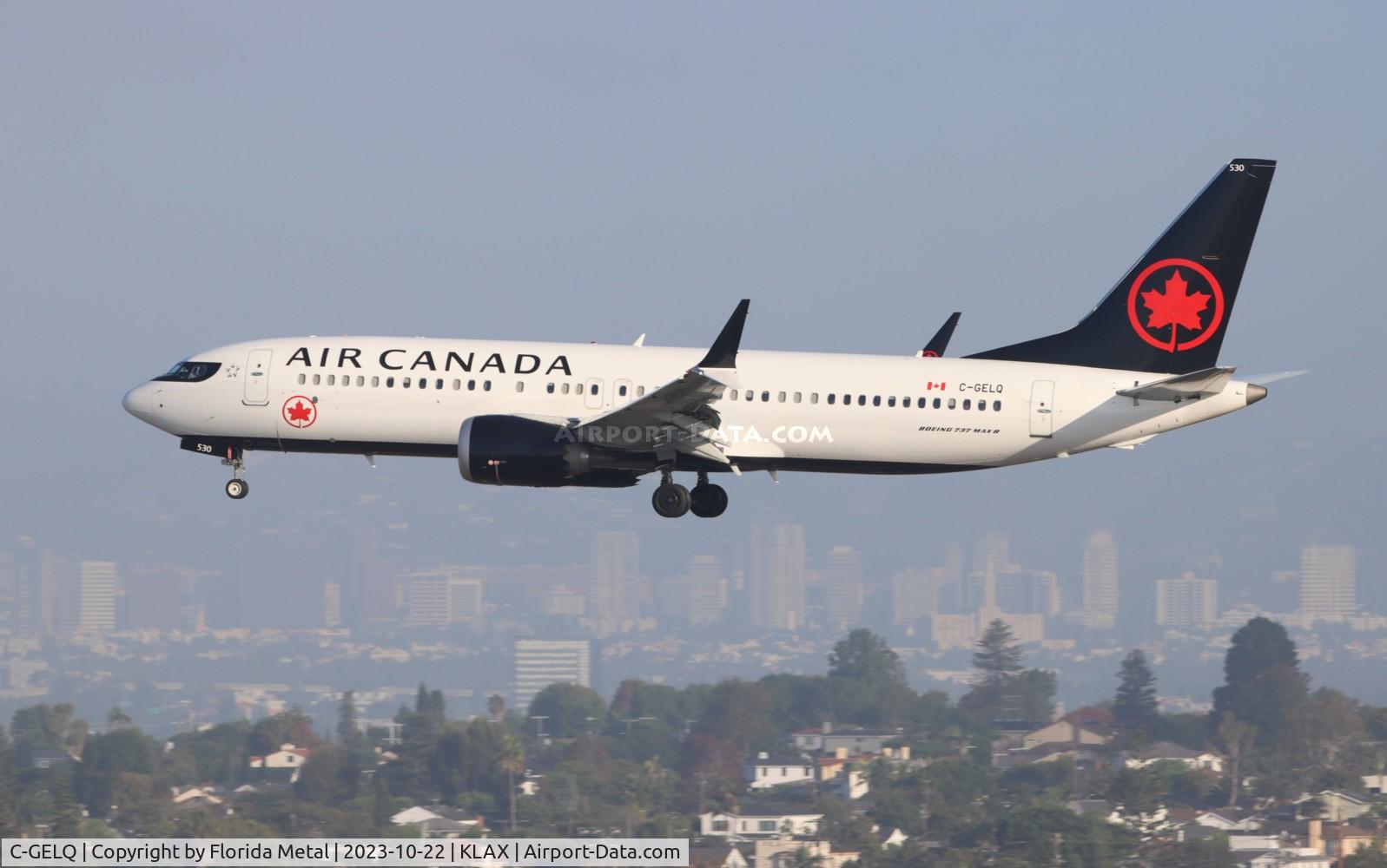 C-GELQ, 2019 Boeing 737-8 MAX C/N 61235, ACA 737-8 zx YYC-LAX