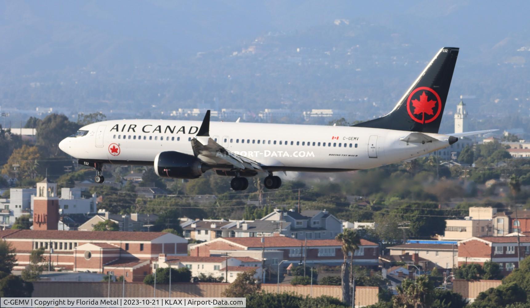 C-GEMV, 2019 Boeing 737-8 MAX C/N 61238, ACA 737-8 zx YVR-LAX
