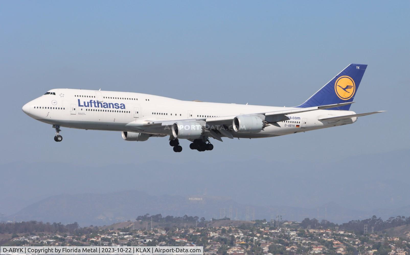 D-ABYK, 2012 Boeing 747-830 C/N 37835, DLH 748 zx FRA-LAX