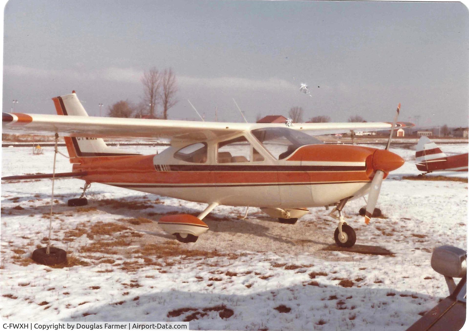 C-FWXH, Cessna 177 Cardinal C/N 17700254, Photo of Cessna Cardinal C-FWXH taken at Ste. Therese, Quebec Airport. It had just been repainted by Sky Harbour Aviation, Goderich, ON. I was part owner at the time.