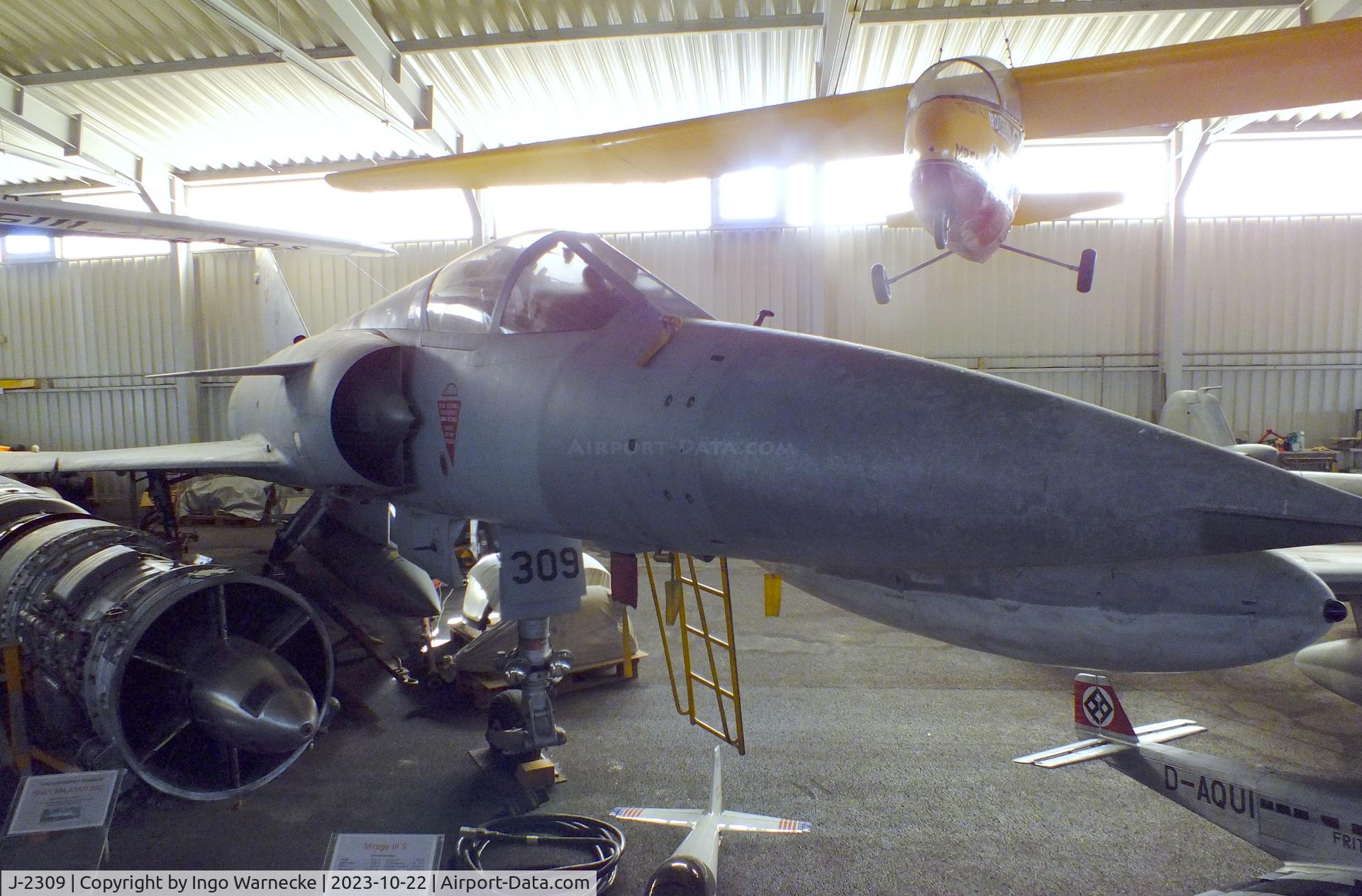 J-2309, Dassault (F+W Emmen) Mirage IIIS C/N 17-26-106/999, Dassault (F+W Emmen) Mirage III S at the Österreichisches Luftfahrtmuseum (Austrian Aviation Museum), Graz-Thalerhof