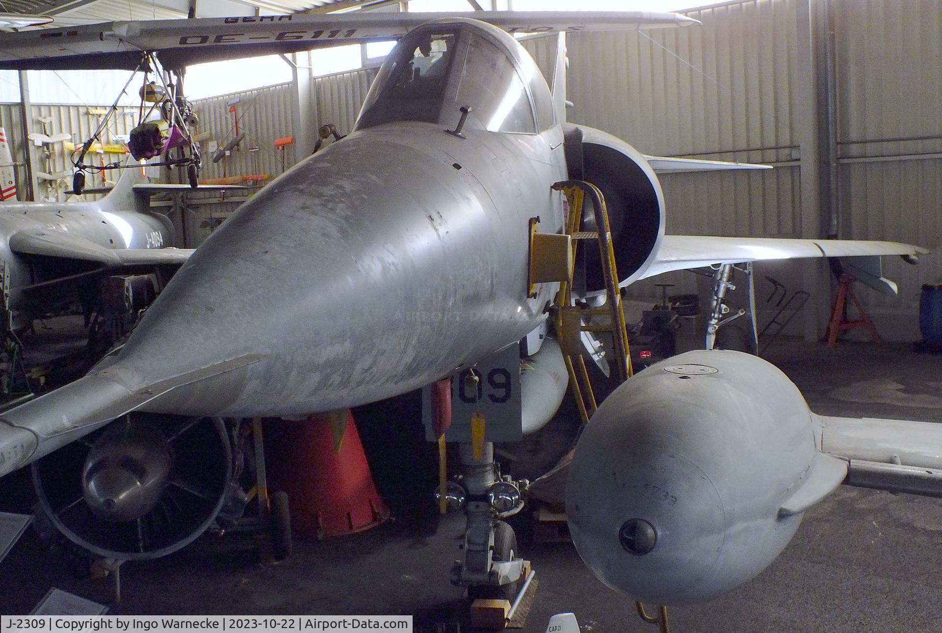 J-2309, Dassault (F+W Emmen) Mirage IIIS C/N 17-26-106/999, Dassault (F+W Emmen) Mirage III S at the Österreichisches Luftfahrtmuseum (Austrian Aviation Museum), Graz-Thalerhof