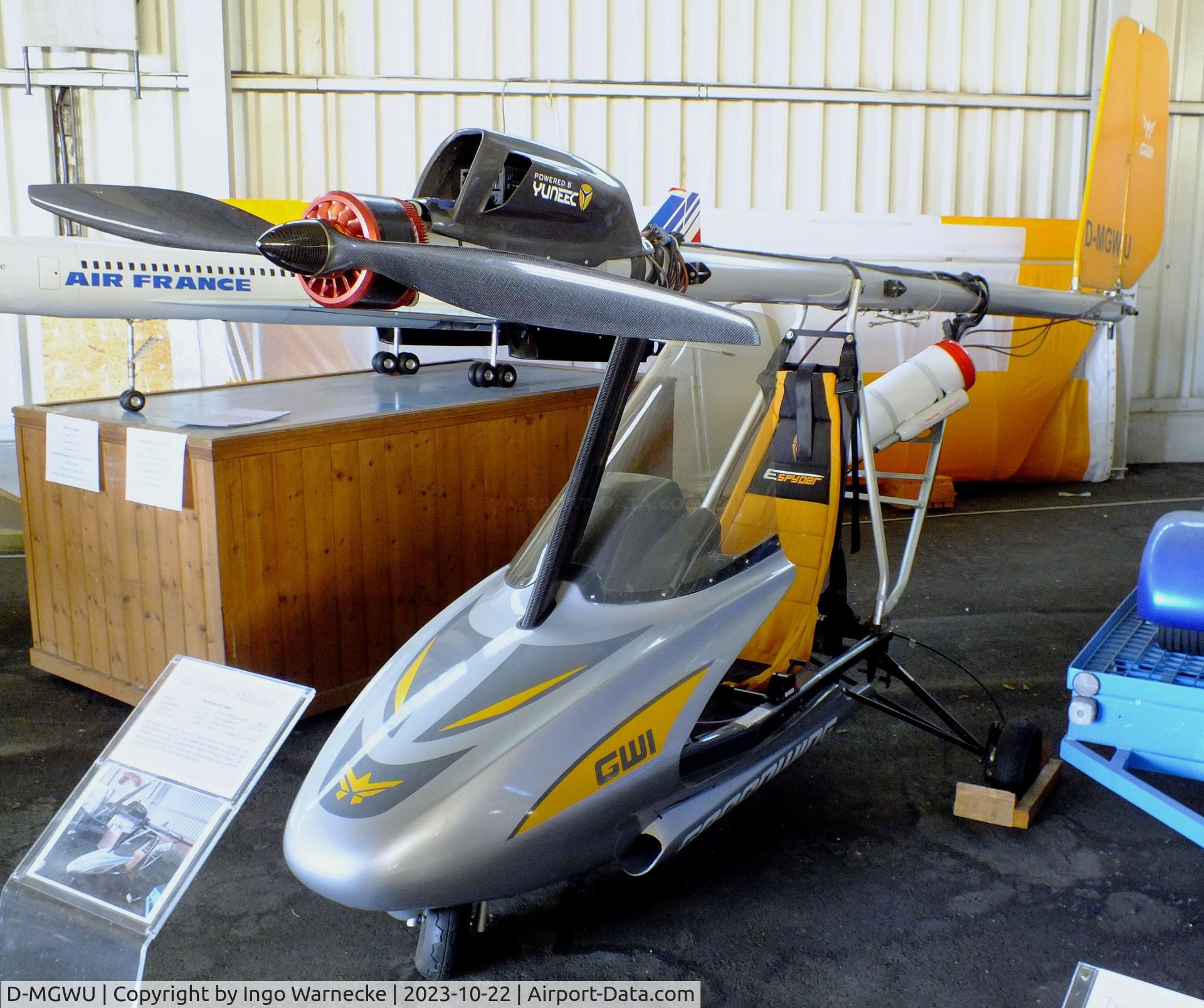 D-MGWU, Yuneec / Flightstar e-Spyder C/N not found_D-MGWU, Yuneec / Flightstar e-Spyder (wings / tailplane dismounted) at the Österreichisches Luftfahrtmuseum (Austrian Aviation Museum), Graz-Thalerhof