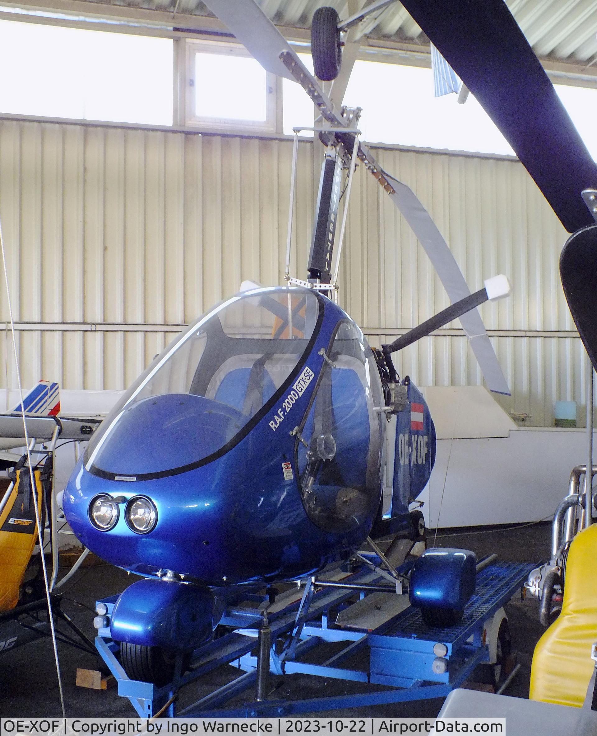 OE-XOF, RAF 2000 GTX SE C/N H2-01-12-498, RAF 2000 GTX-SE at the Österreichisches Luftfahrtmuseum (Austrian Aviation Museum), Graz-Thalerhof