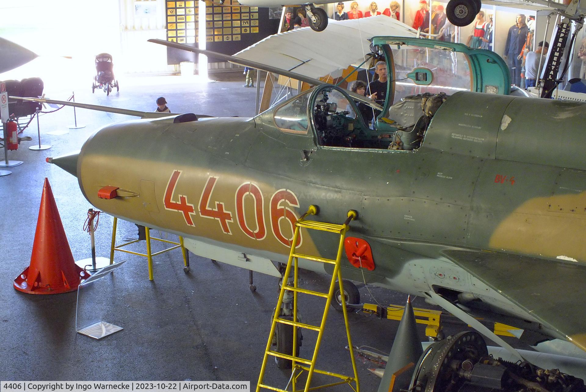 4406, Mikoyan-Gurevich MiG-21MF C/N 964406, Mikoyan i Gurevich MiG-21MF FISHBED-J at the Österreichisches Luftfahrtmuseum (Austrian Aviation Museum), Graz-Thalerhof