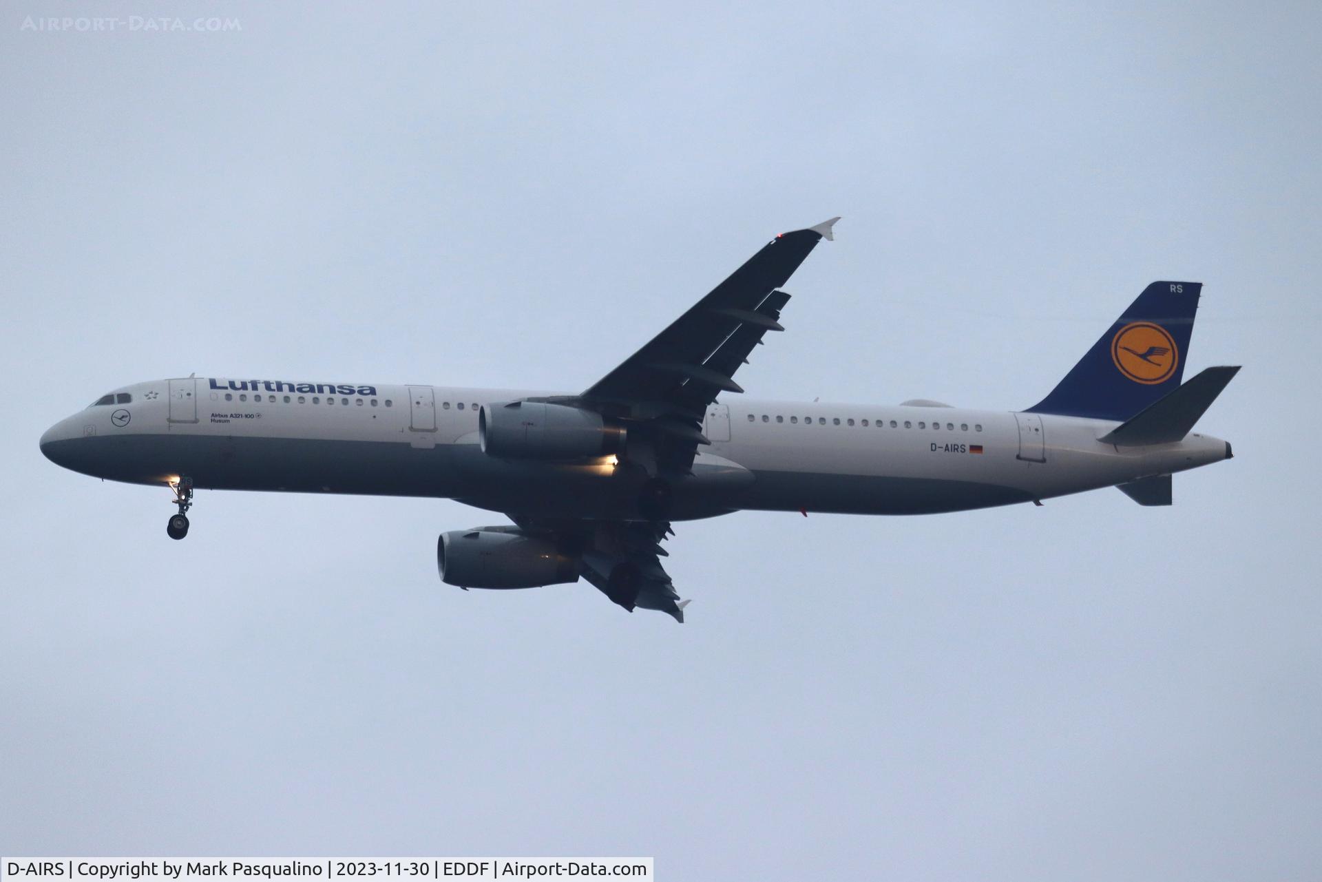 D-AIRS, 1996 Airbus A321-131 C/N 0595, Airbus A321-131
