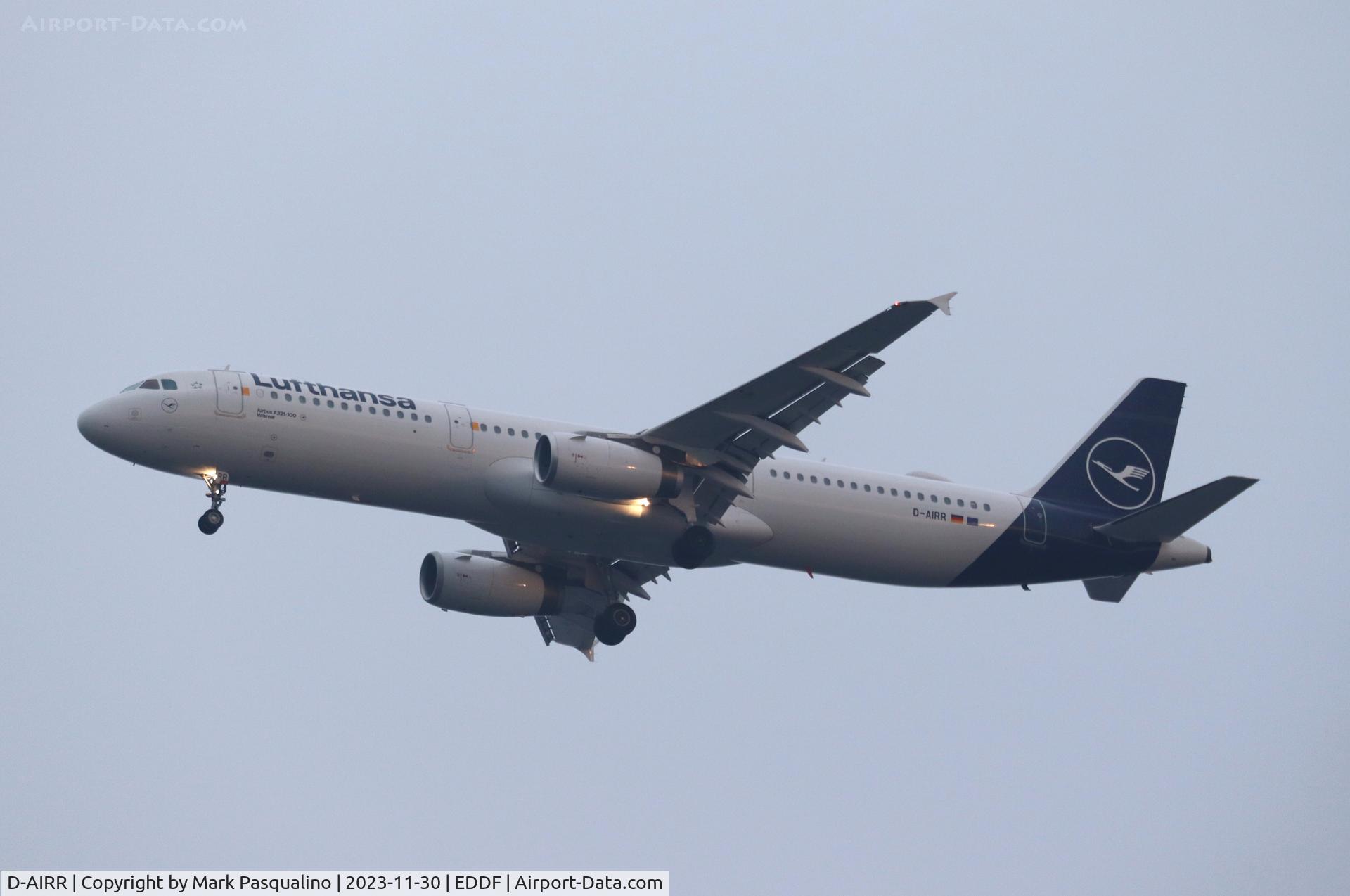 D-AIRR, 1995 Airbus A321-131 C/N 0567, Airbus A321-131