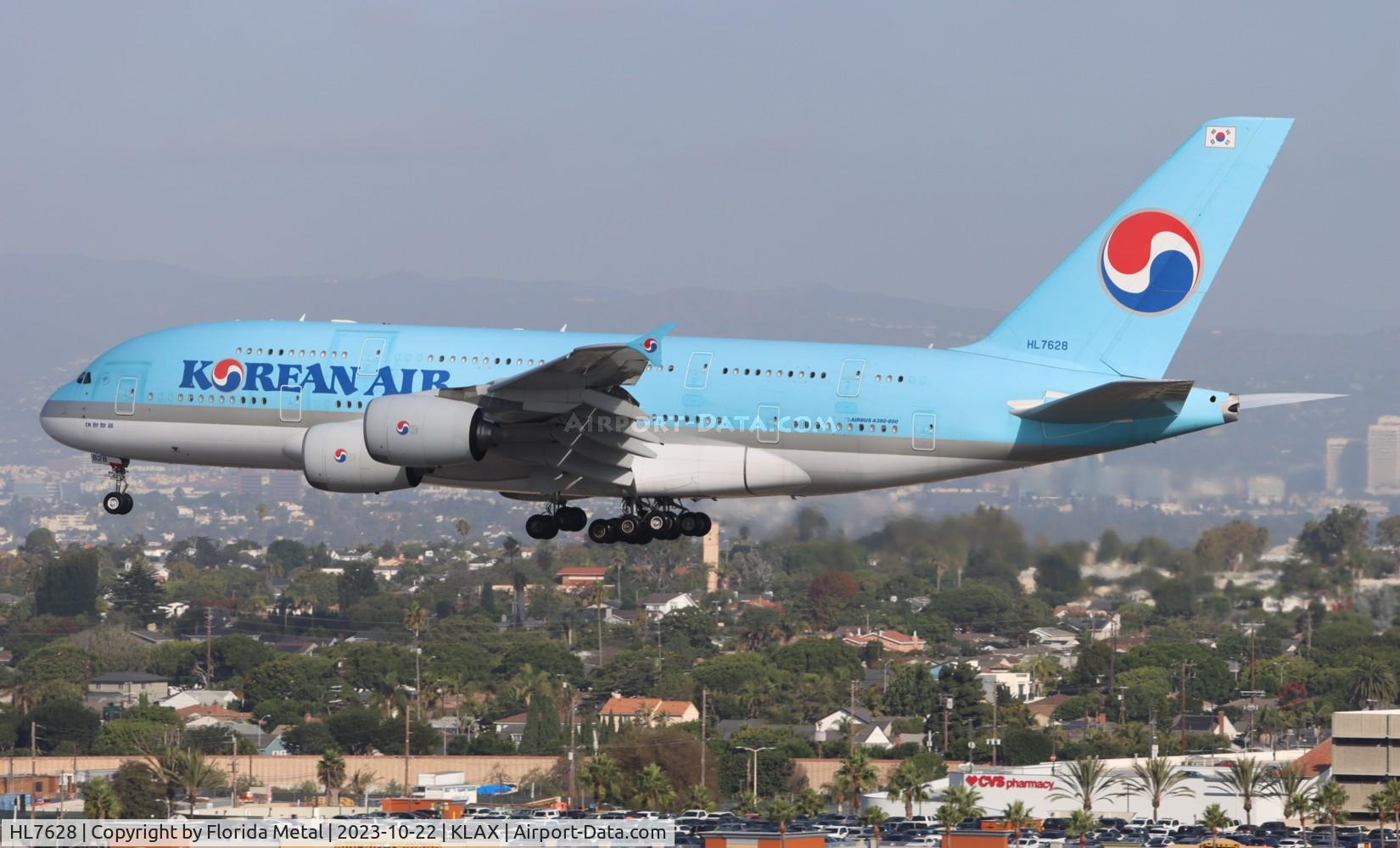 HL7628, 2014 Airbus A380-861 C/N 156, KAL A388 zx ICN-LAX