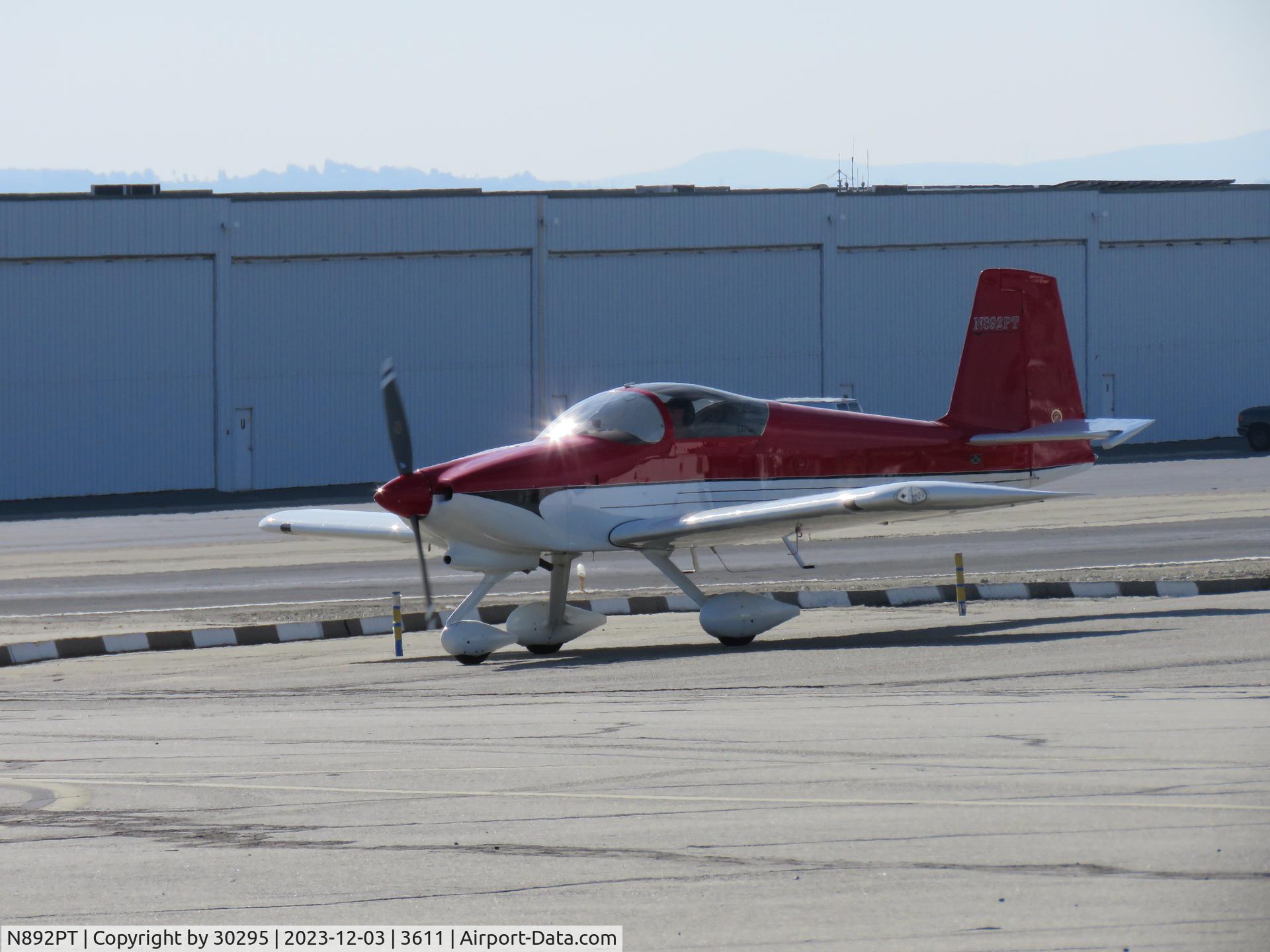 N892PT, 2012 Vans RV-7A C/N 70567, Taxiing