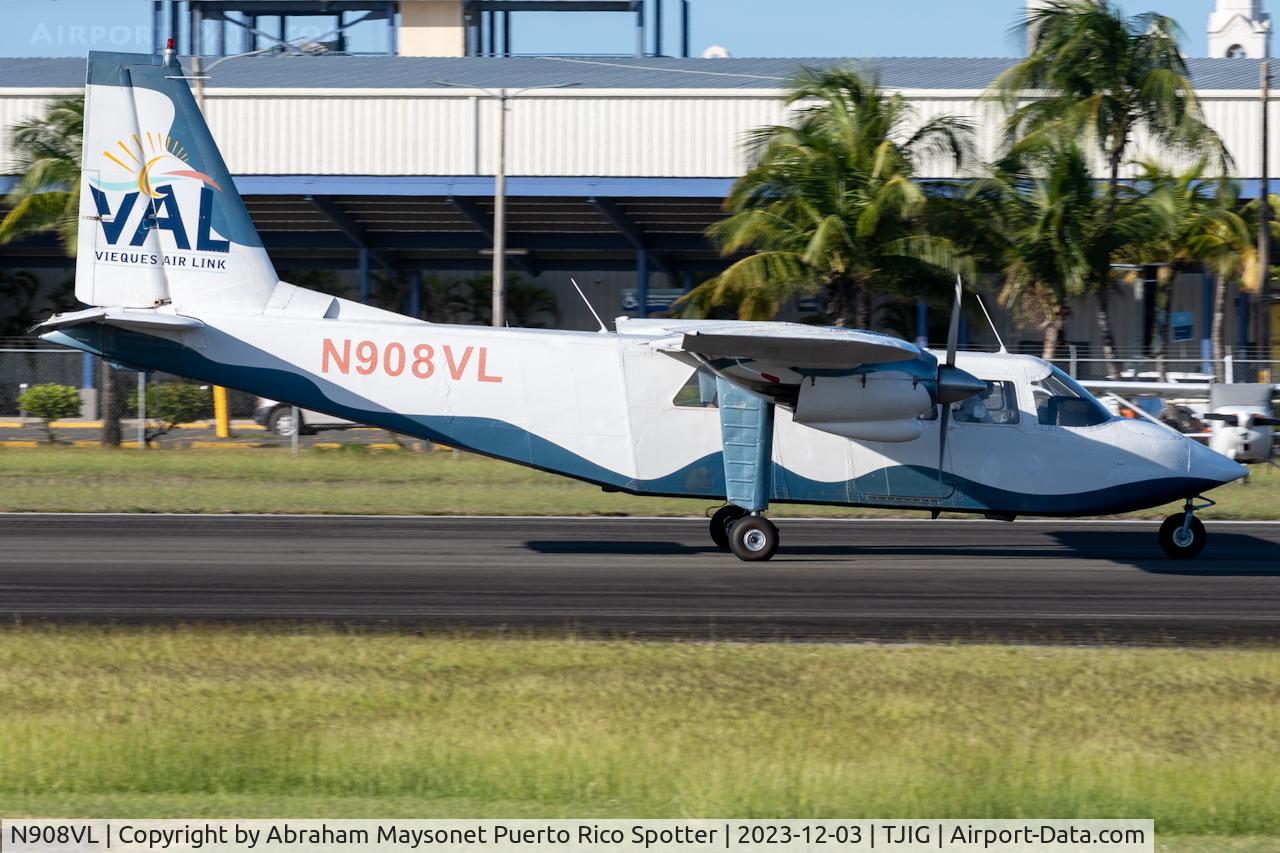 N908VL, Pilatus Britten-Norman BN-2B-26 Islander C/N 2187, Vieques Air Link