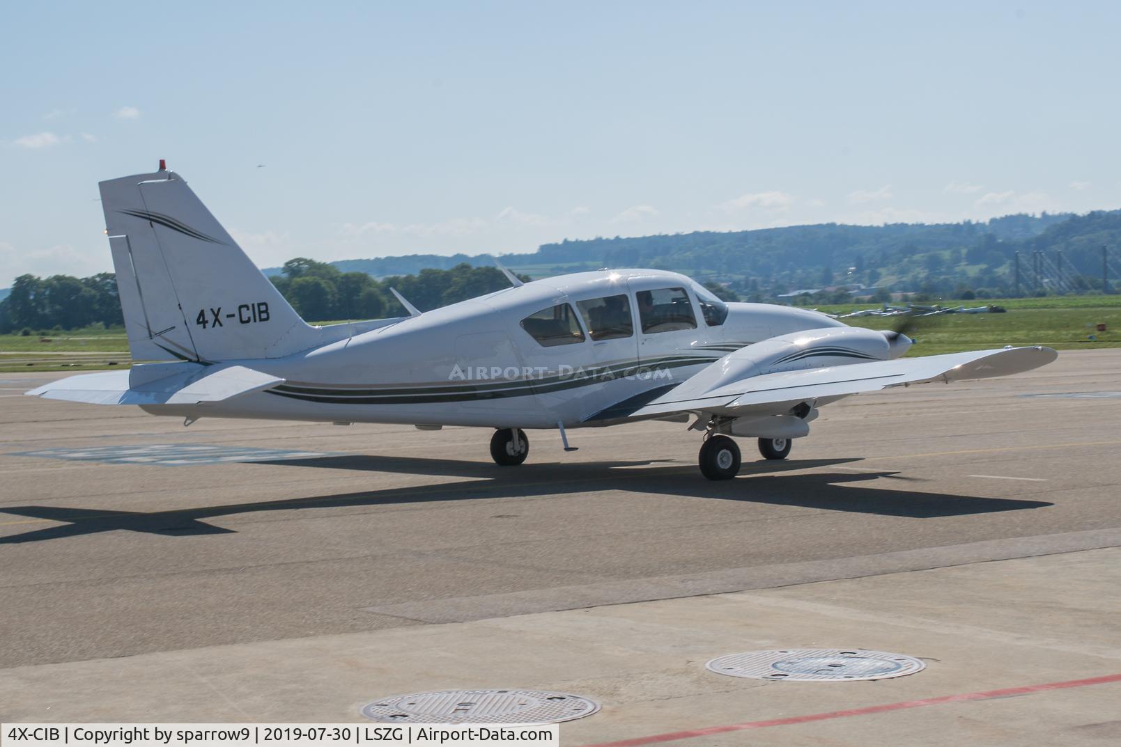 4X-CIB, 1973 Piper PA-23-250 Aztec C/N 27-7305064, At Grenchen