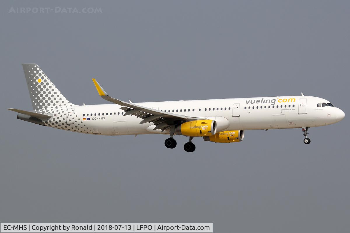 EC-MHS, 2015 Airbus A321-231 C/N 6740, at orly