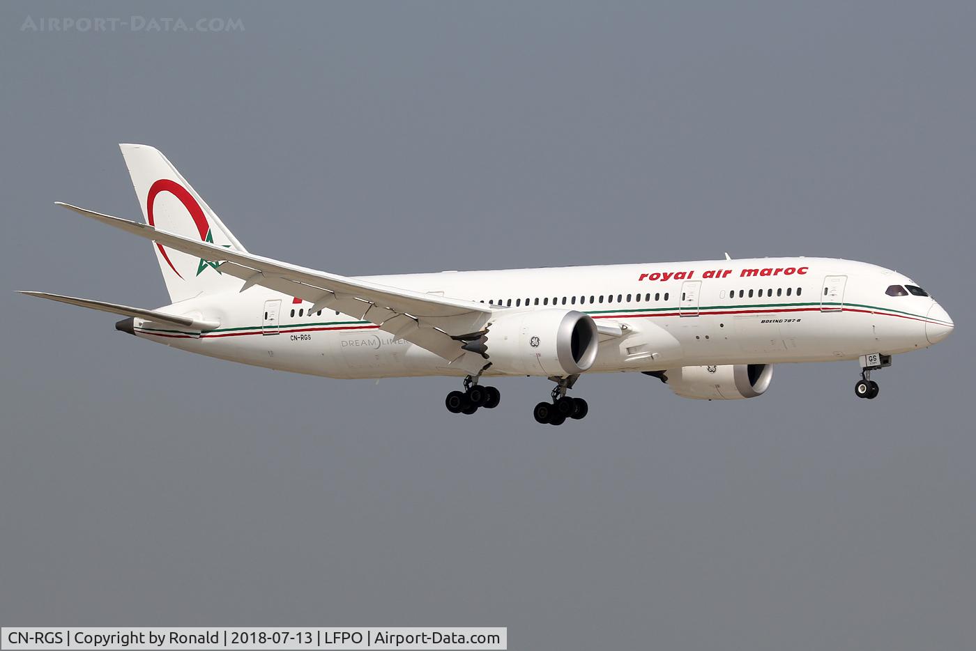 CN-RGS, 2016 Boeing 787-8 Dreamliner C/N 35506, at orly