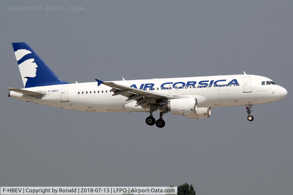 F-HBEV, 2009 Airbus A320-214 C/N 3952, at orly
