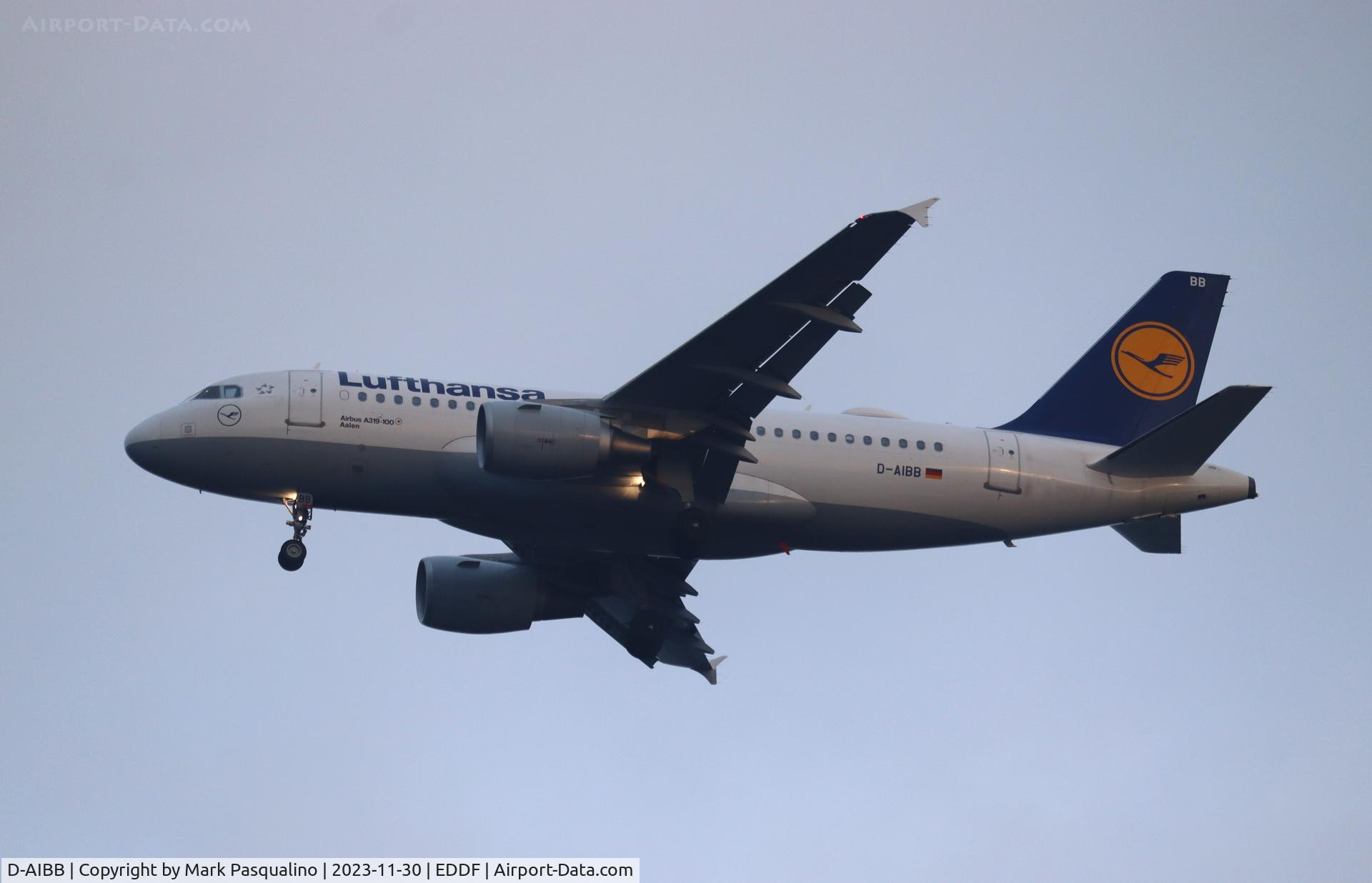D-AIBB, 2010 Airbus A319-112 C/N 4182, Airbus A319-112