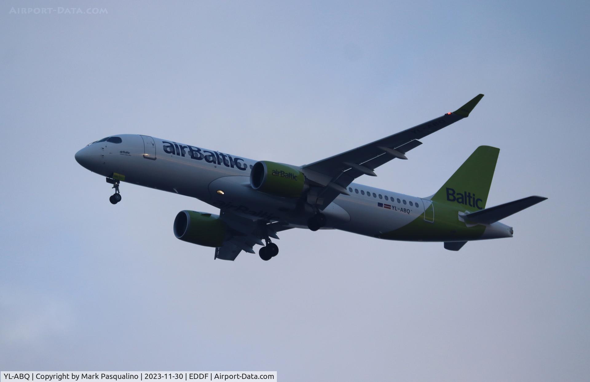 YL-ABQ, 2023 Airbus A220-371 C/N 55238, Airbus A220-371