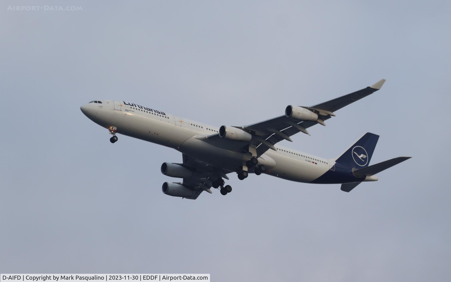 D-AIFD, 2001 Airbus A340-313X C/N 390, Airbus A340-313X