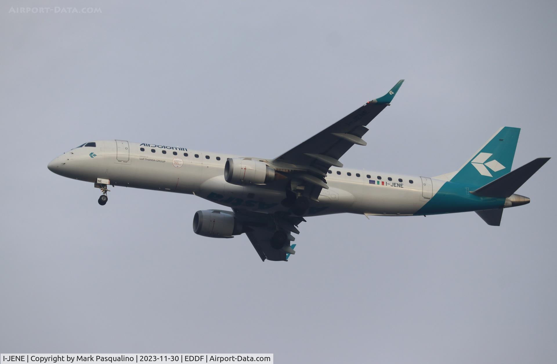 I-JENE, 2010 Embraer 190LR (ERJ-190-100LR) C/N 333, Embraer ERJ-190-100LR