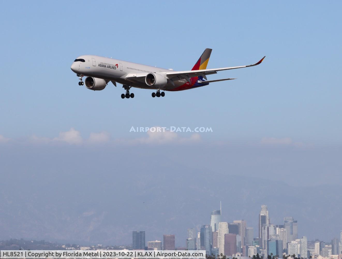 HL8521, 2023 Airbus A350-941 C/N 597, AAR A359 zx ICN-LAX