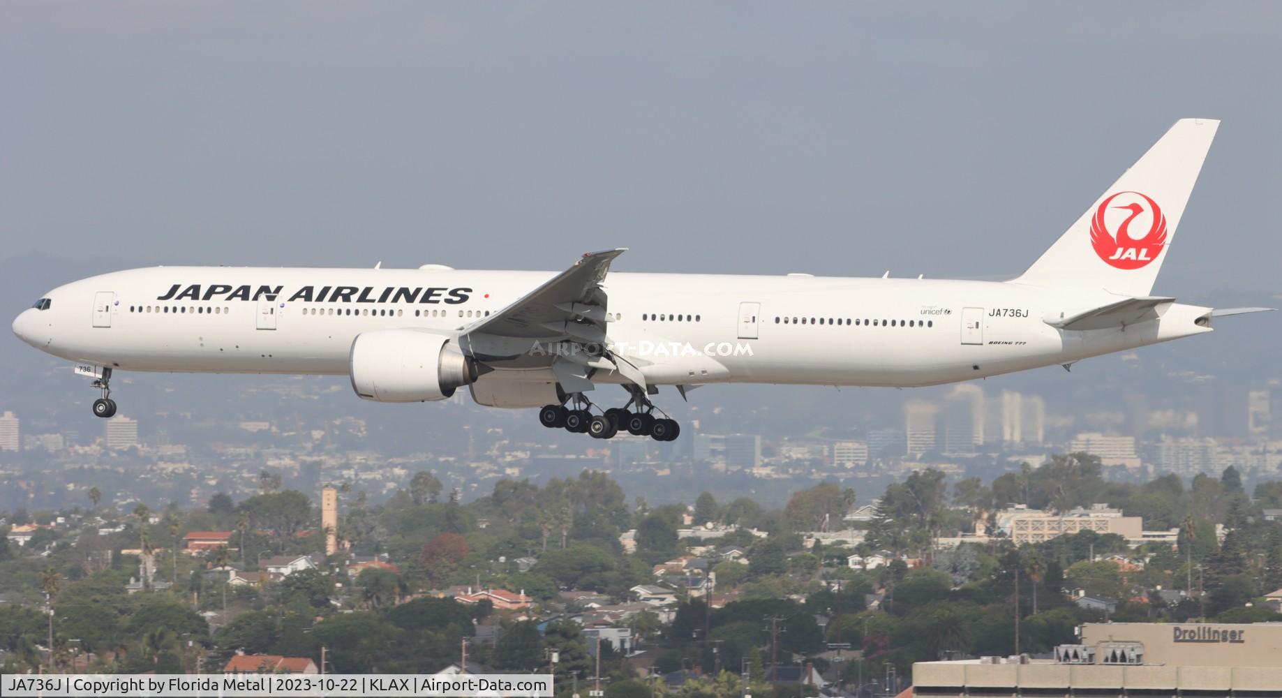 JA736J, 2006 Boeing 777-346/ER C/N 32435, JAL 773 zx RJTT / HND-LAX