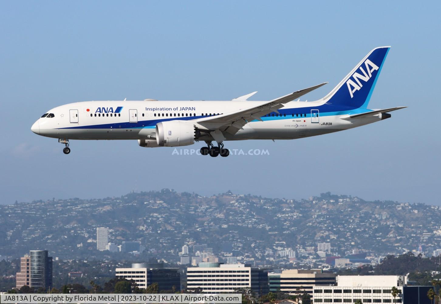 JA813A, 2012 Boeing 787-8 Dreamliner C/N 34521, ANA 788 zx RJTT / HND - LAX