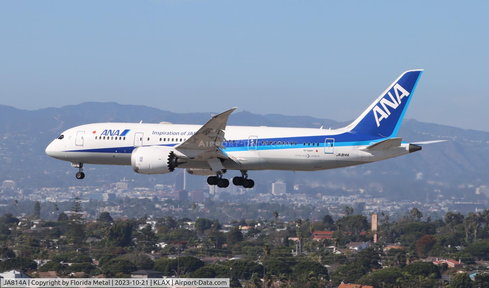 JA814A, 2012 Boeing 787-8 Dreamliner C/N 34493, ANA 788 zx RJTT / HND-LAX