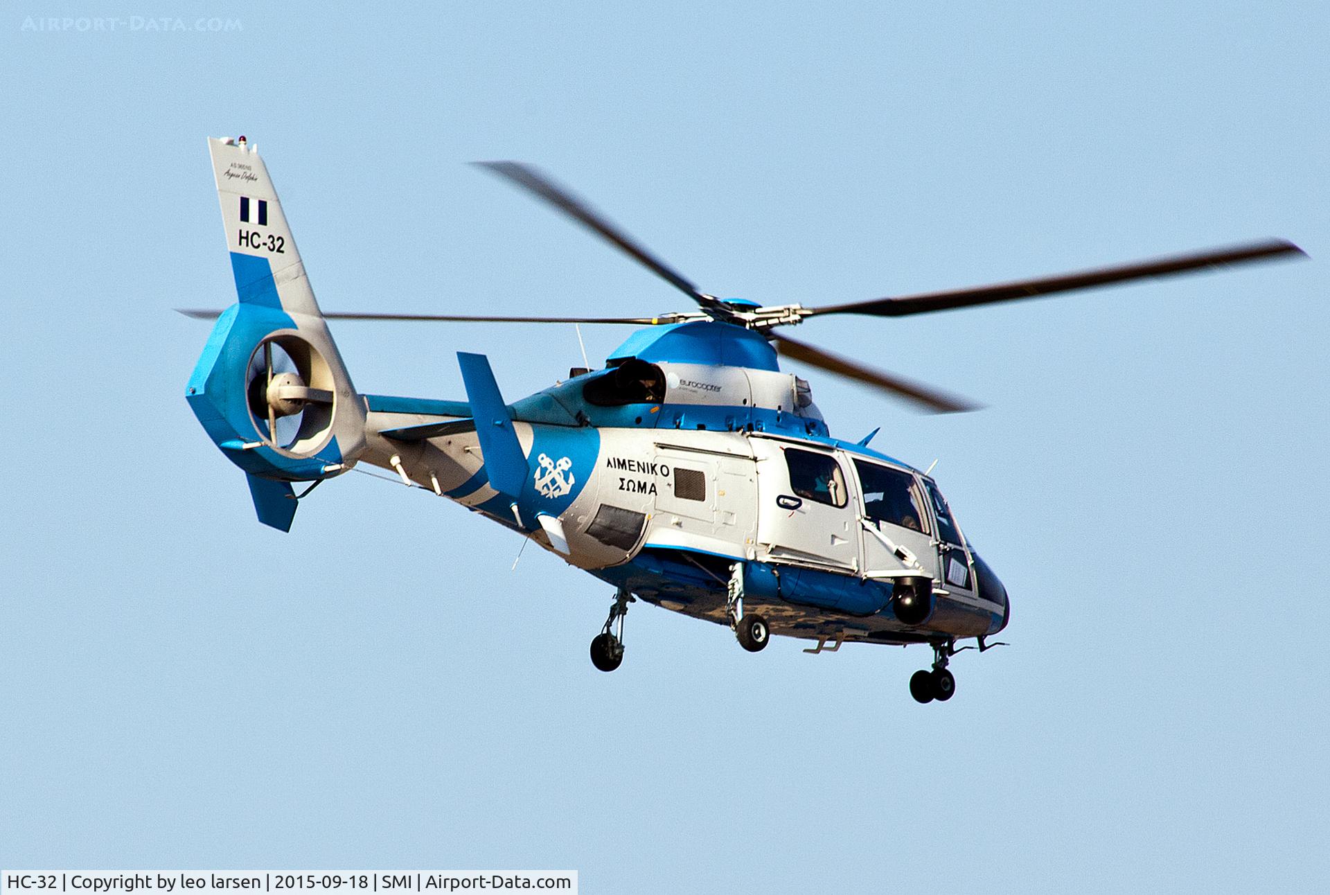 HC-32, Aerospatiale AS-365N Dauphin 2 C/N 6668, Samos 18.9.2015