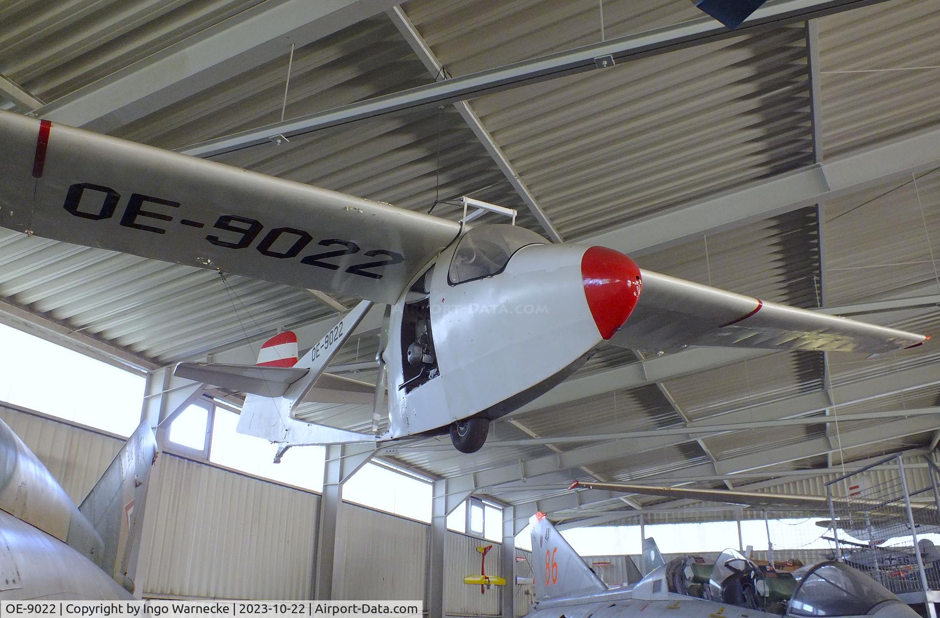 OE-9022, Essenko Flugzeugbau Krähe V C/N 24, Raab (Essenko Flugzeugbau) Krähe V at the Österreichisches Luftfahrtmuseum (Austrian Aviation Museum), Graz-Thalerhof