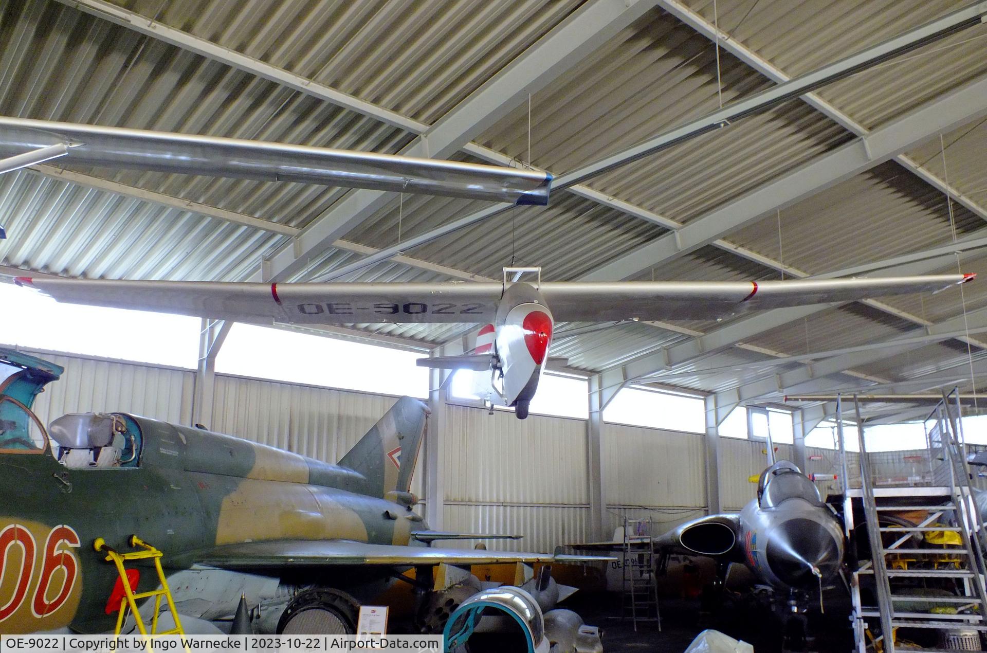 OE-9022, Essenko Flugzeugbau Krähe V C/N 24, Raab (Essenko Flugzeugbau) Krähe V at the Österreichisches Luftfahrtmuseum (Austrian Aviation Museum), Graz-Thalerhof