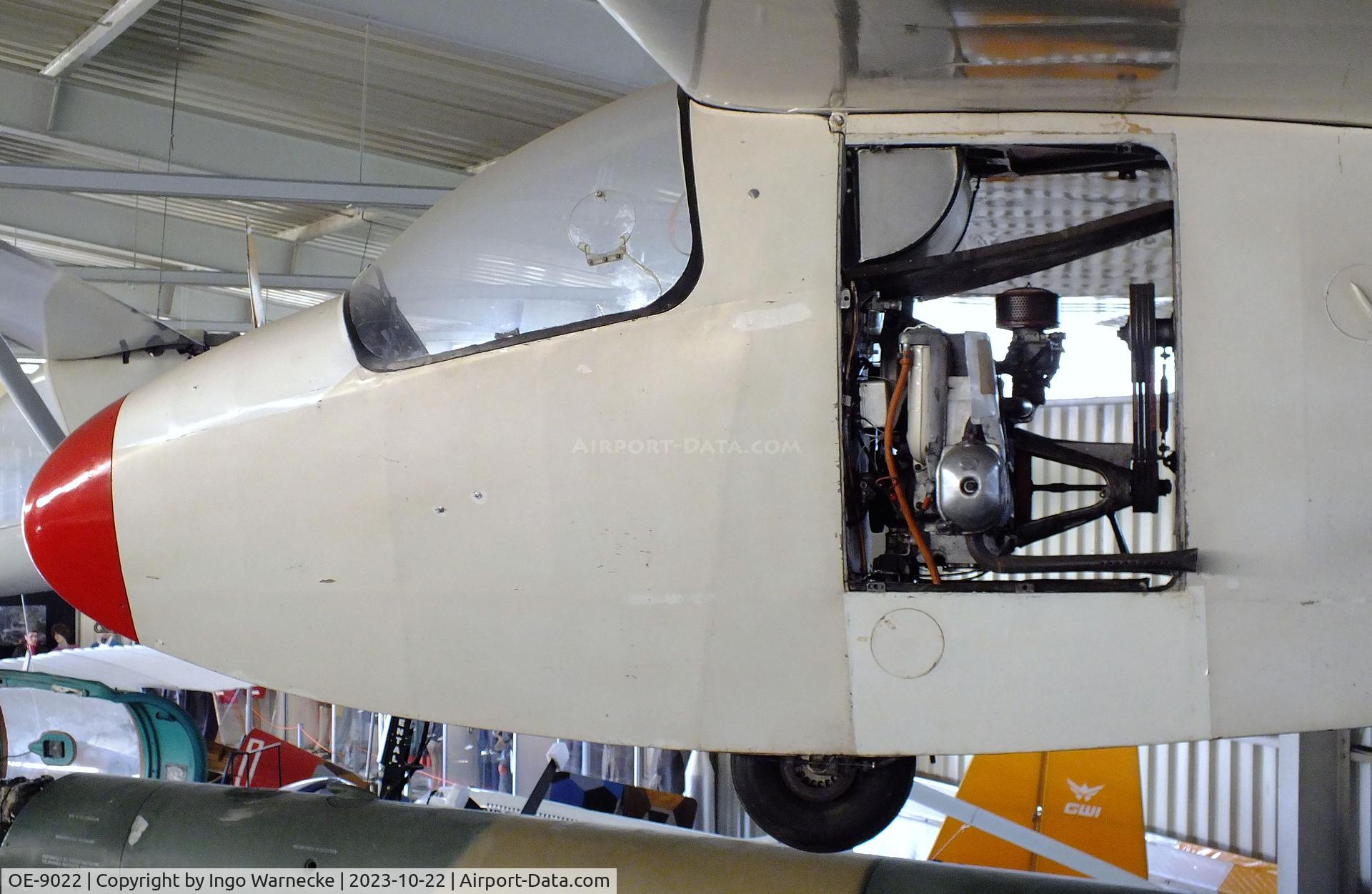 OE-9022, Essenko Flugzeugbau Krähe V C/N 24, Raab (Essenko Flugzeugbau) Krähe V at the Österreichisches Luftfahrtmuseum (Austrian Aviation Museum), Graz-Thalerhof