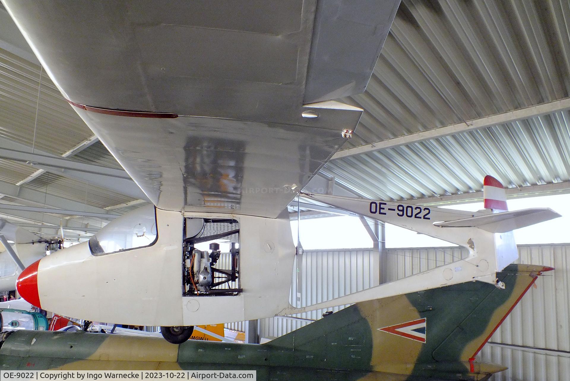 OE-9022, Essenko Flugzeugbau Krähe V C/N 24, Raab (Essenko Flugzeugbau) Krähe V at the Österreichisches Luftfahrtmuseum (Austrian Aviation Museum), Graz-Thalerhof