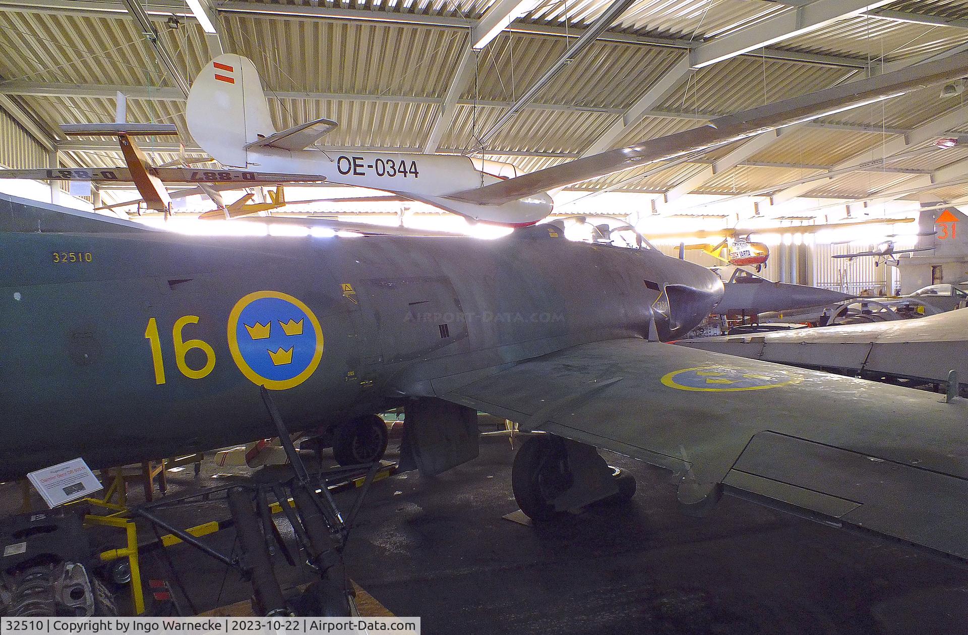 32510, Saab J-32E Lansen C/N 32-510, SAAB J32E Lansen at the Österreichisches Luftfahrtmuseum (Austrian Aviation Museum), Graz-Thalerhof