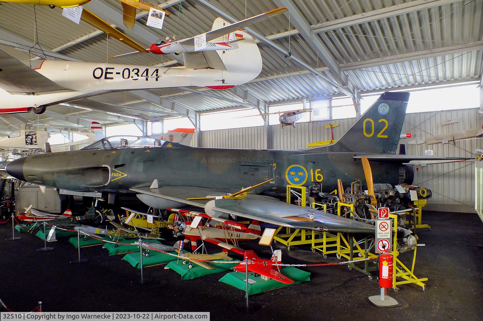 32510, Saab J-32E Lansen C/N 32-510, SAAB J32E Lansen at the Österreichisches Luftfahrtmuseum (Austrian Aviation Museum), Graz-Thalerhof